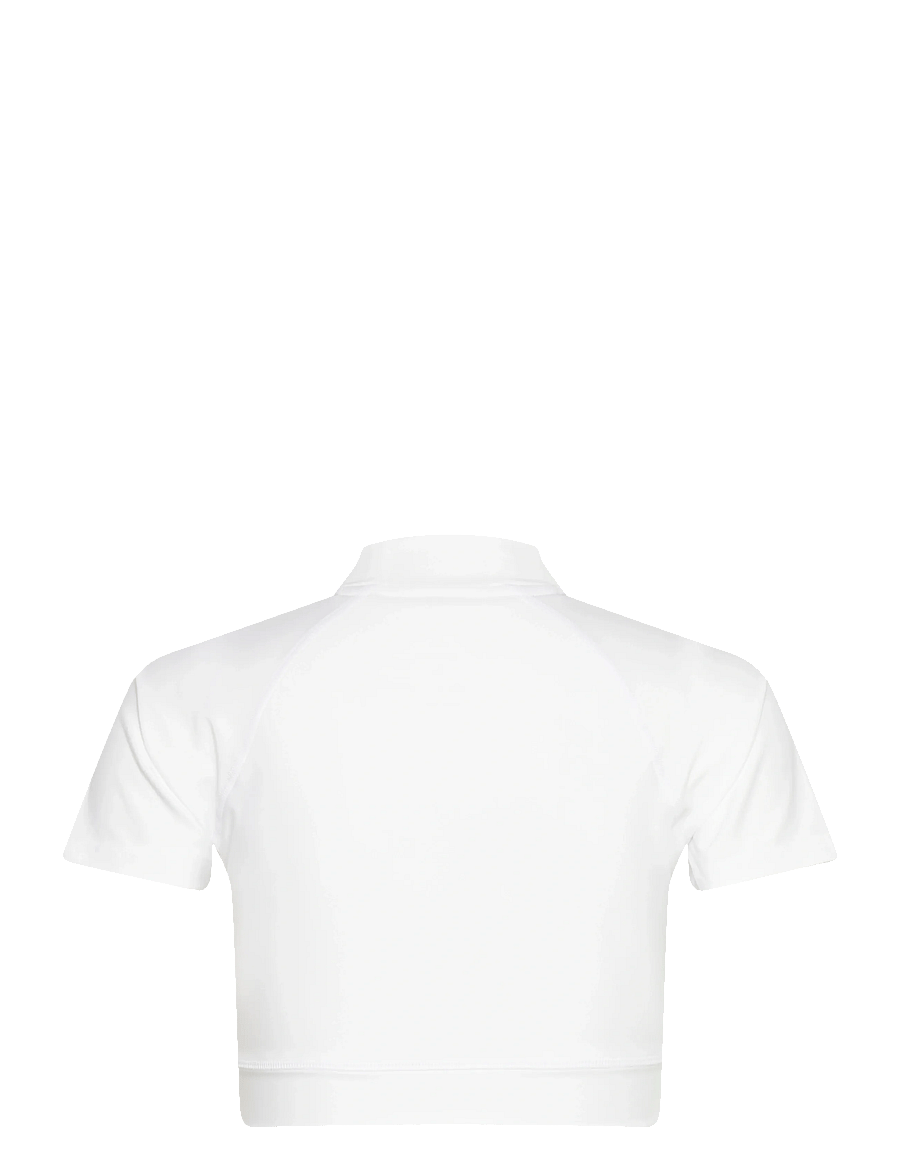 Under Armour - HeatGear Crop Mock SS - crop-tops - white - 2