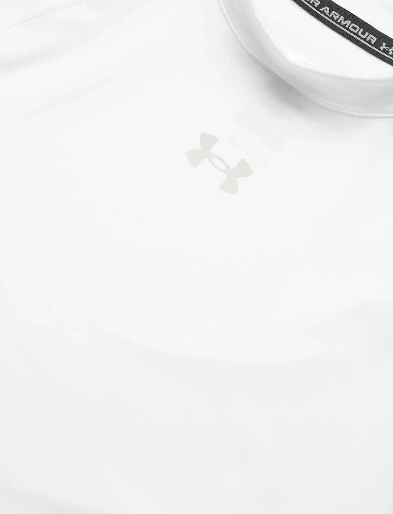Under Armour - HeatGear Crop Mock SS - crop tops - white - 5