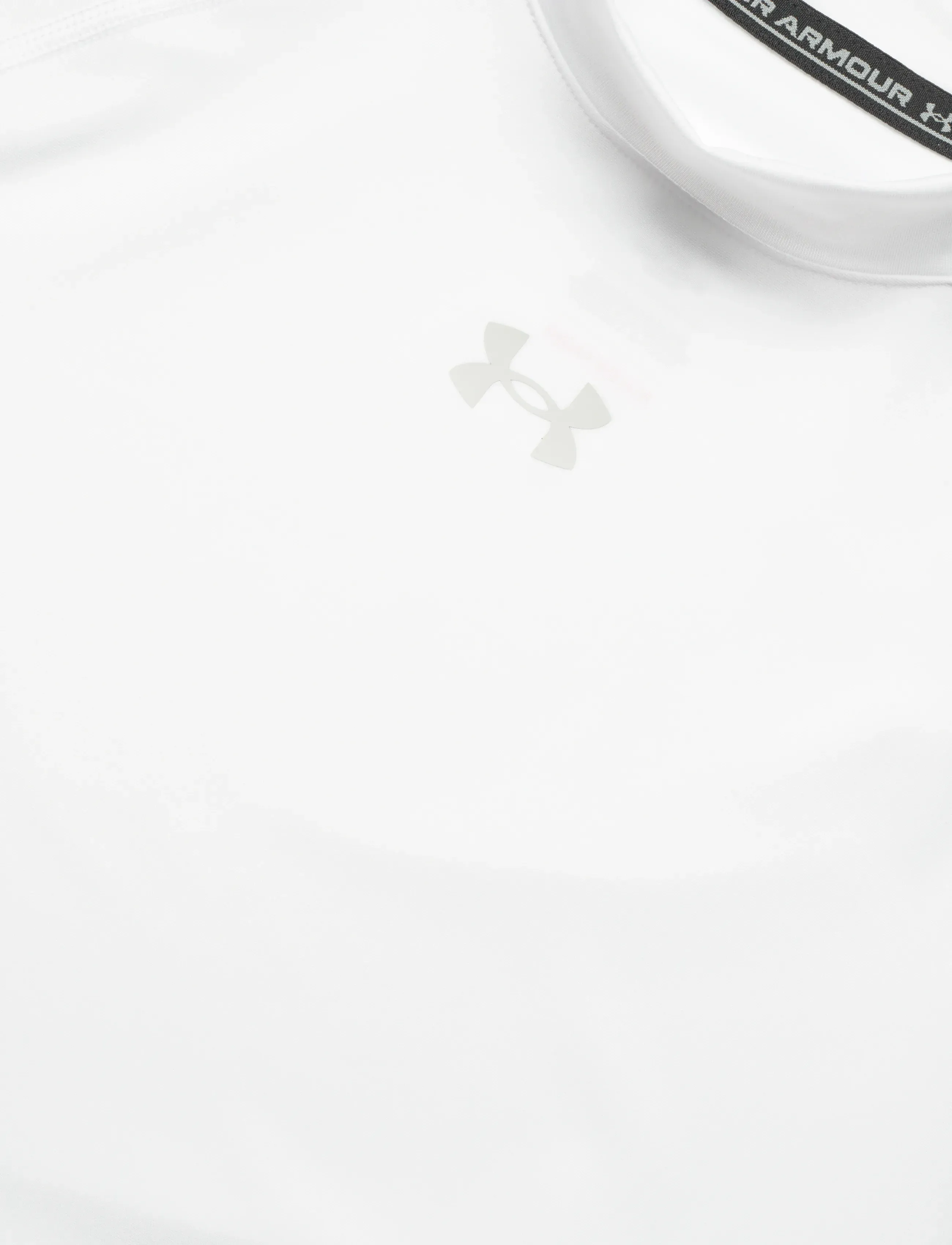 Under Armour - HeatGear Crop Mock SS - crop-tops - white - 5