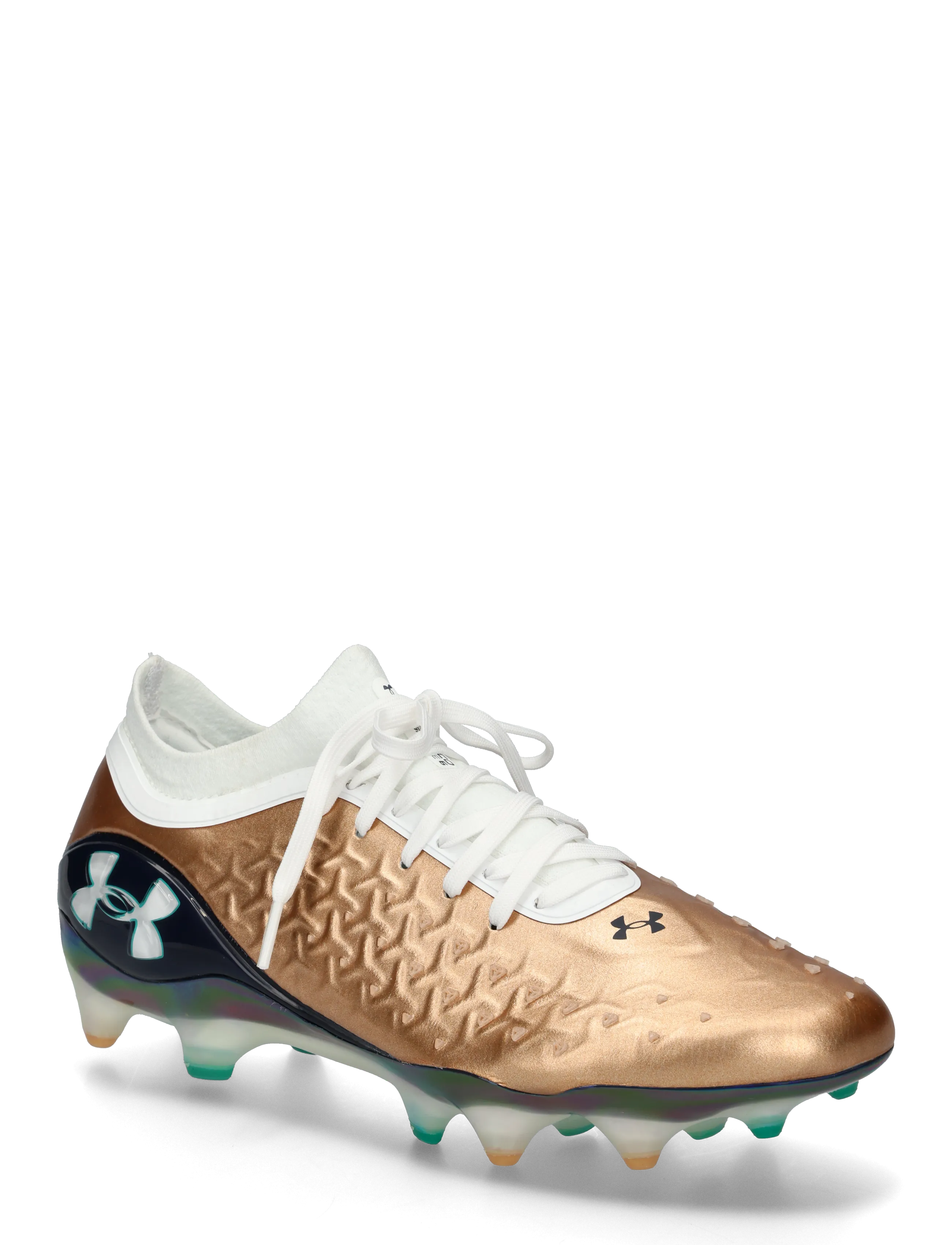 Under Armour UA Magnetico Elite 6 RCS FG - Football boots - WHITE / gold