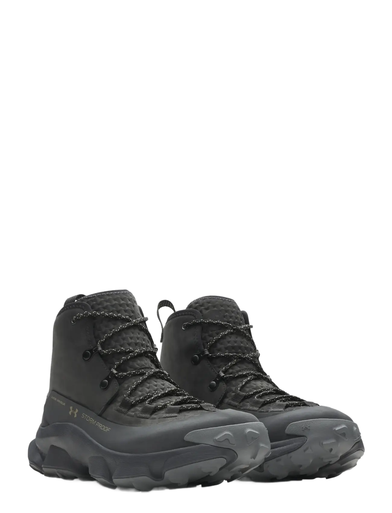 Under Armour - Charged Expanse Mid LTHR WP - vandringsskor - black - 1
