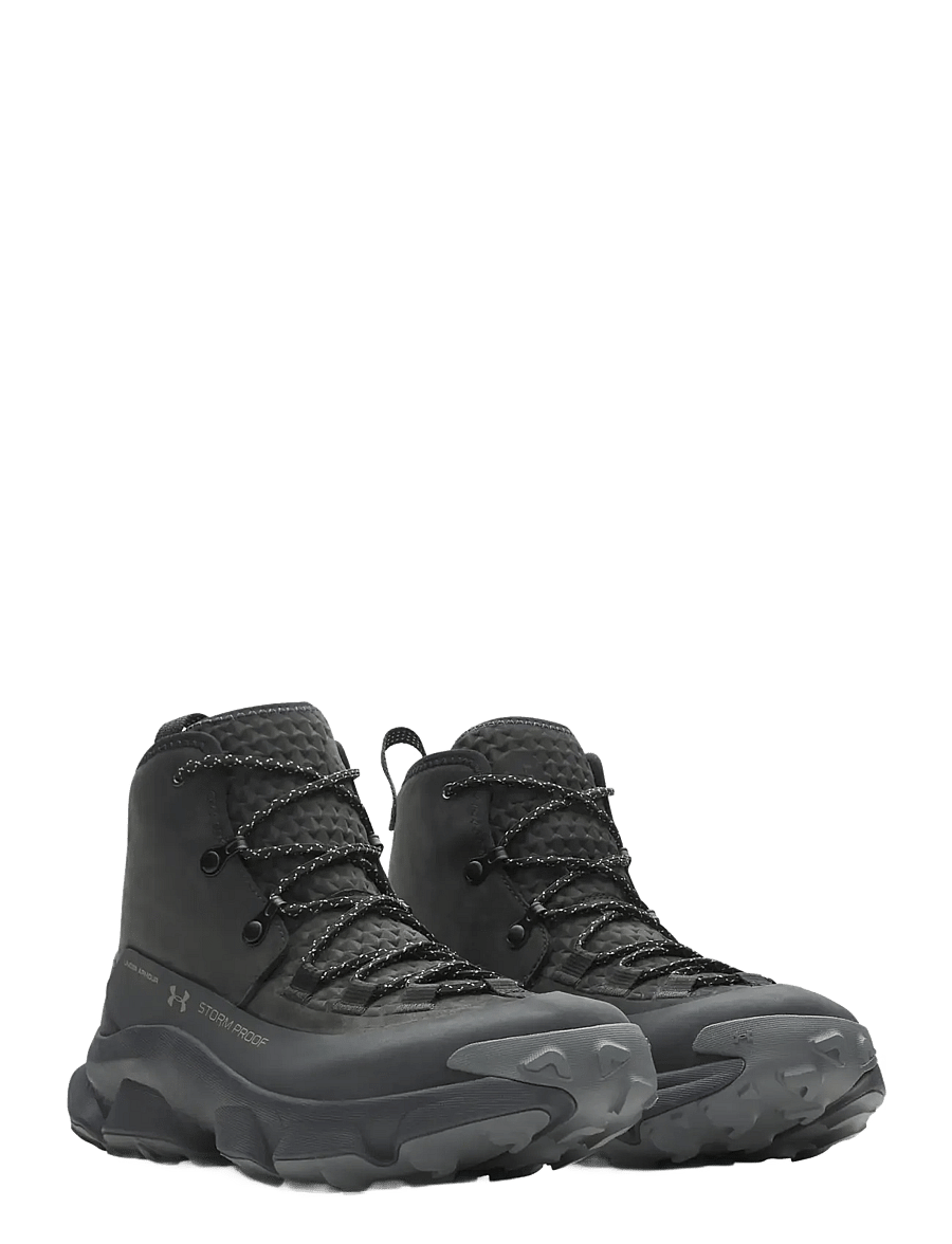 Under Armour - Charged Expanse Mid LTHR WP - vandringsskor - black - 1