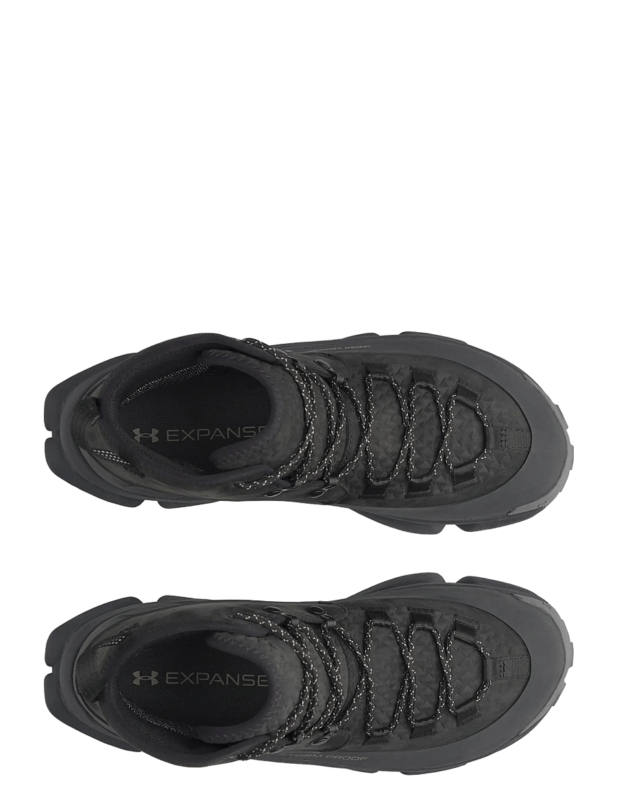 Under Armour - Charged Expanse Mid LTHR WP - vandringsskor - black - 3