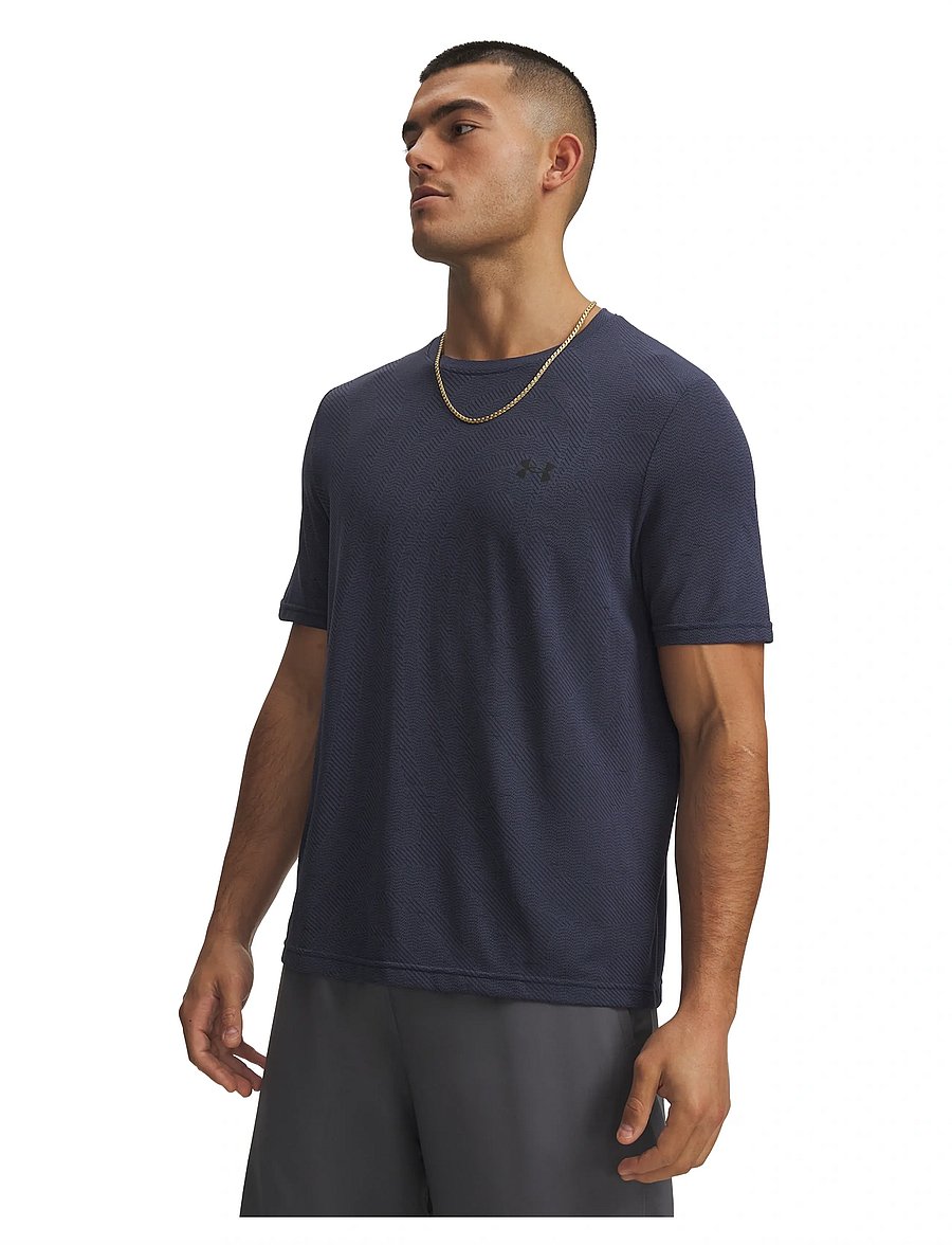 Under Armour - Vanish Seamless Novelty SS - t-shirts - downpour gray - 0