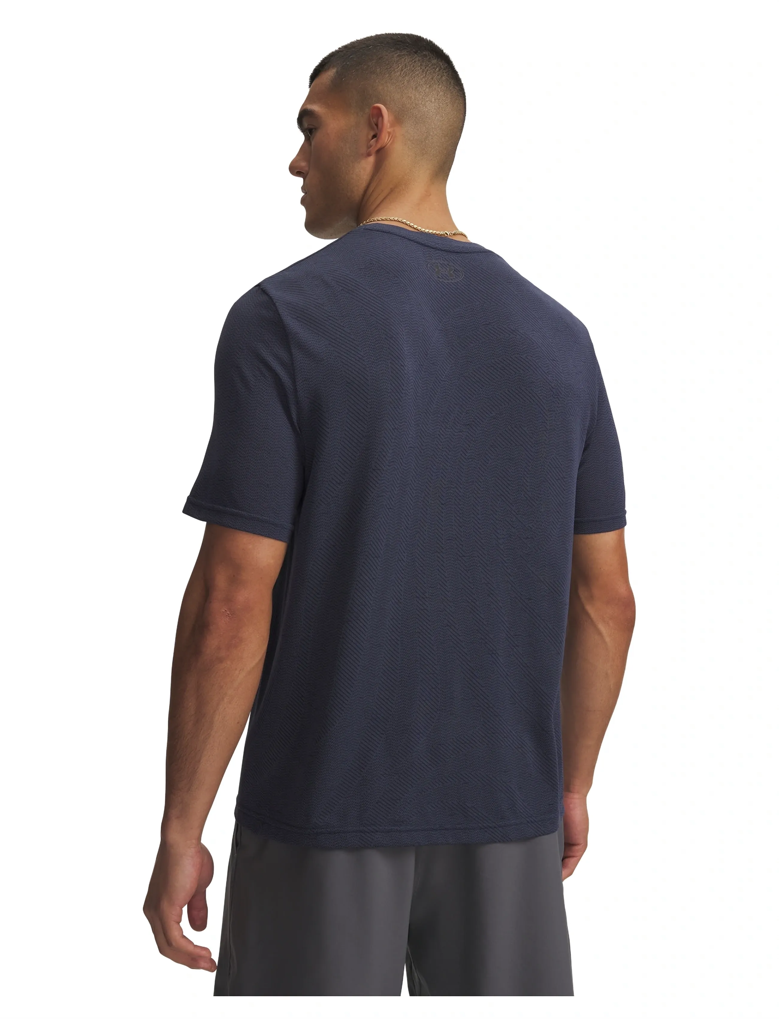 Under Armour - Vanish Seamless Novelty SS - t-shirts - downpour gray - 3