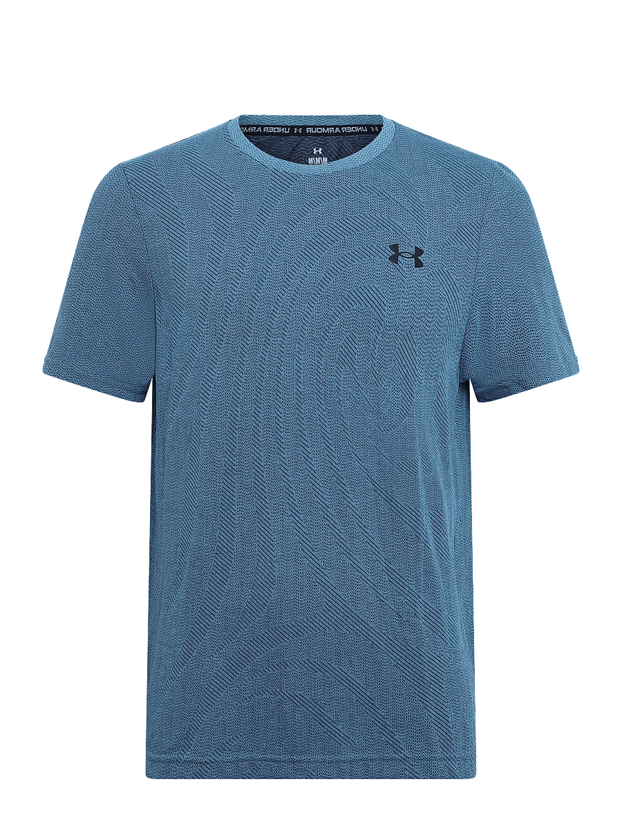 Under Armour - Vanish Seamless Novelty SS - t-shirts - fresco blue - 1
