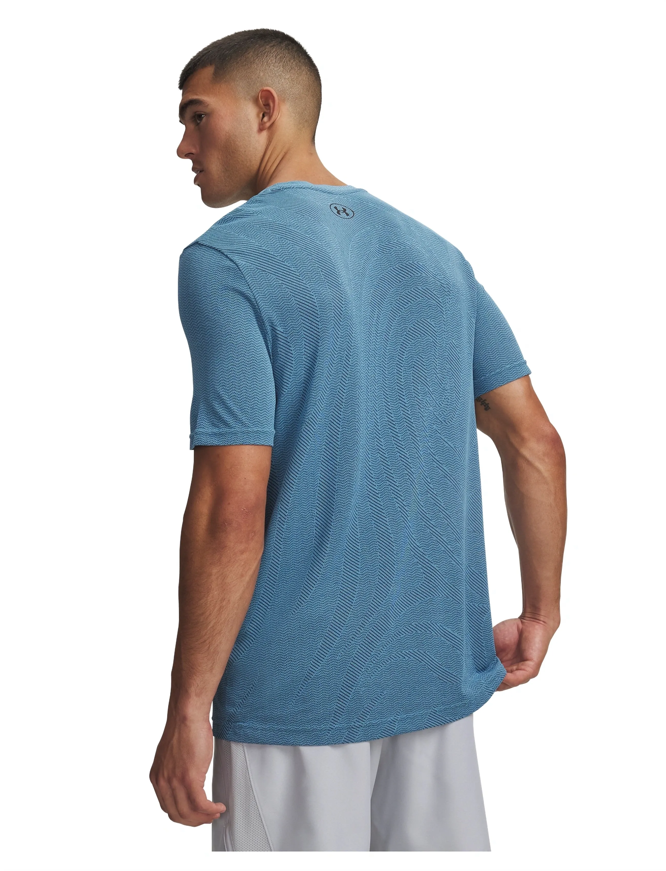 Under Armour - Vanish Seamless Novelty SS - t-shirts - fresco blue - 3