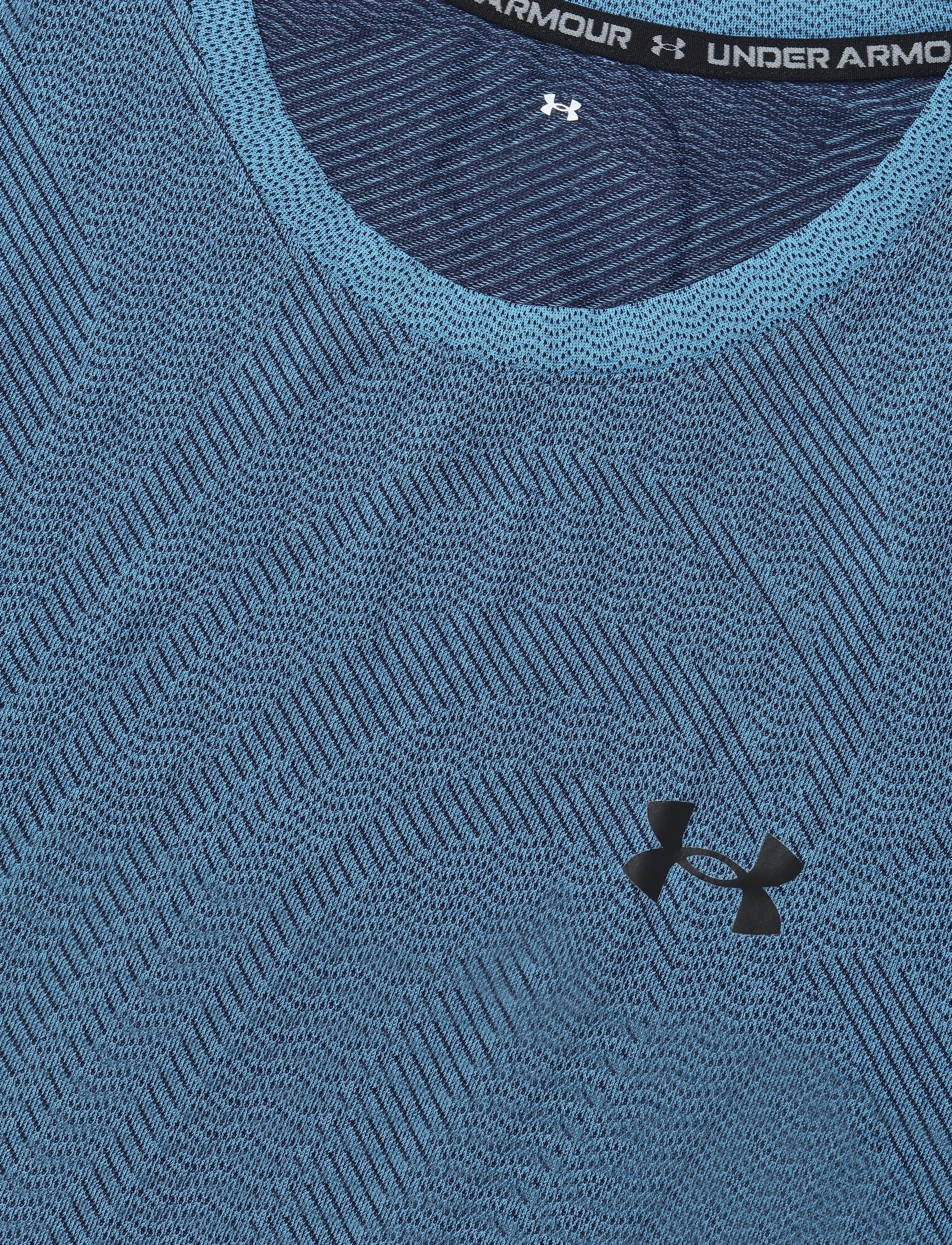 Under Armour - Vanish Seamless Novelty SS - t-shirts - fresco blue - 5