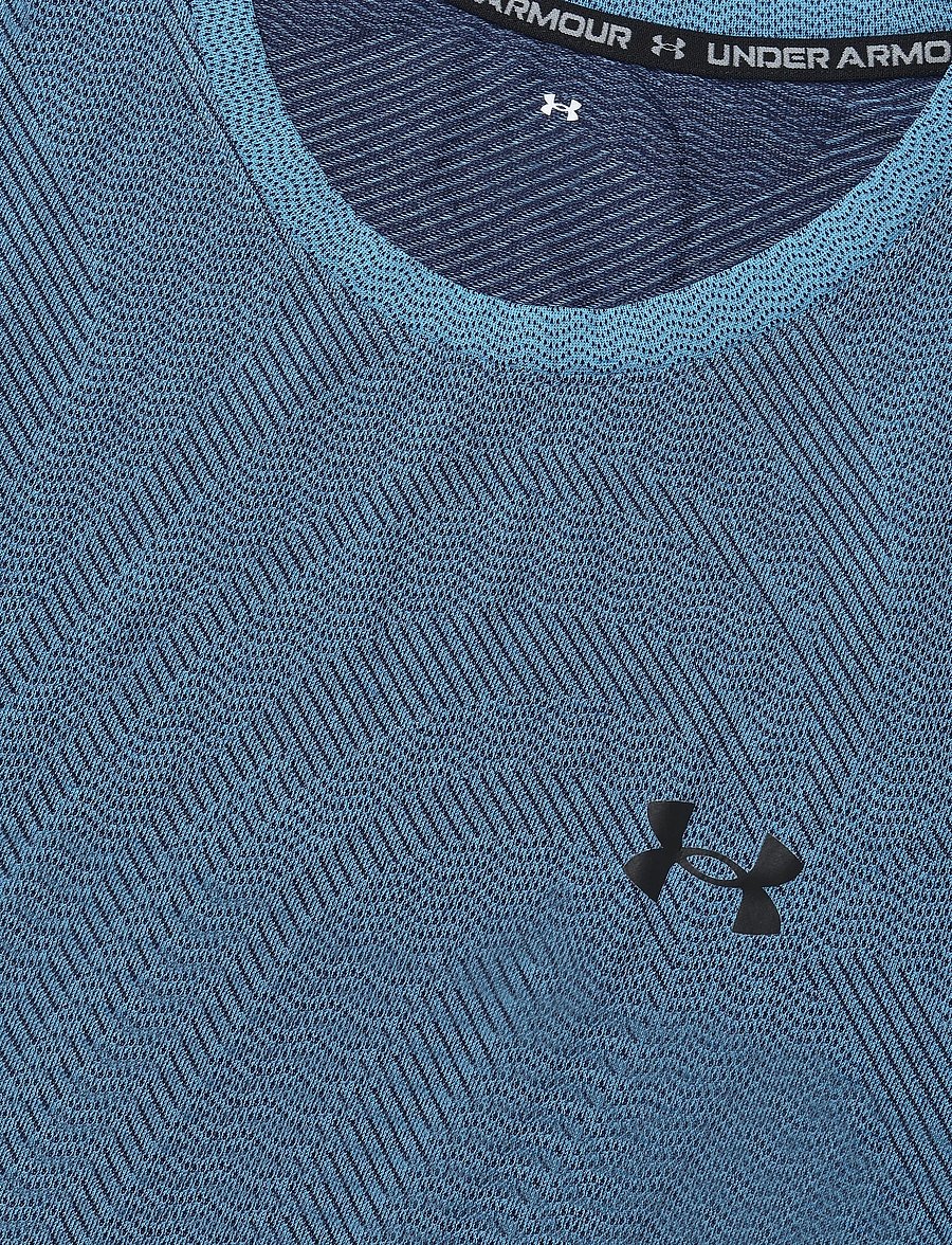 Under Armour - Vanish Seamless Novelty SS - t-shirts - fresco blue - 5