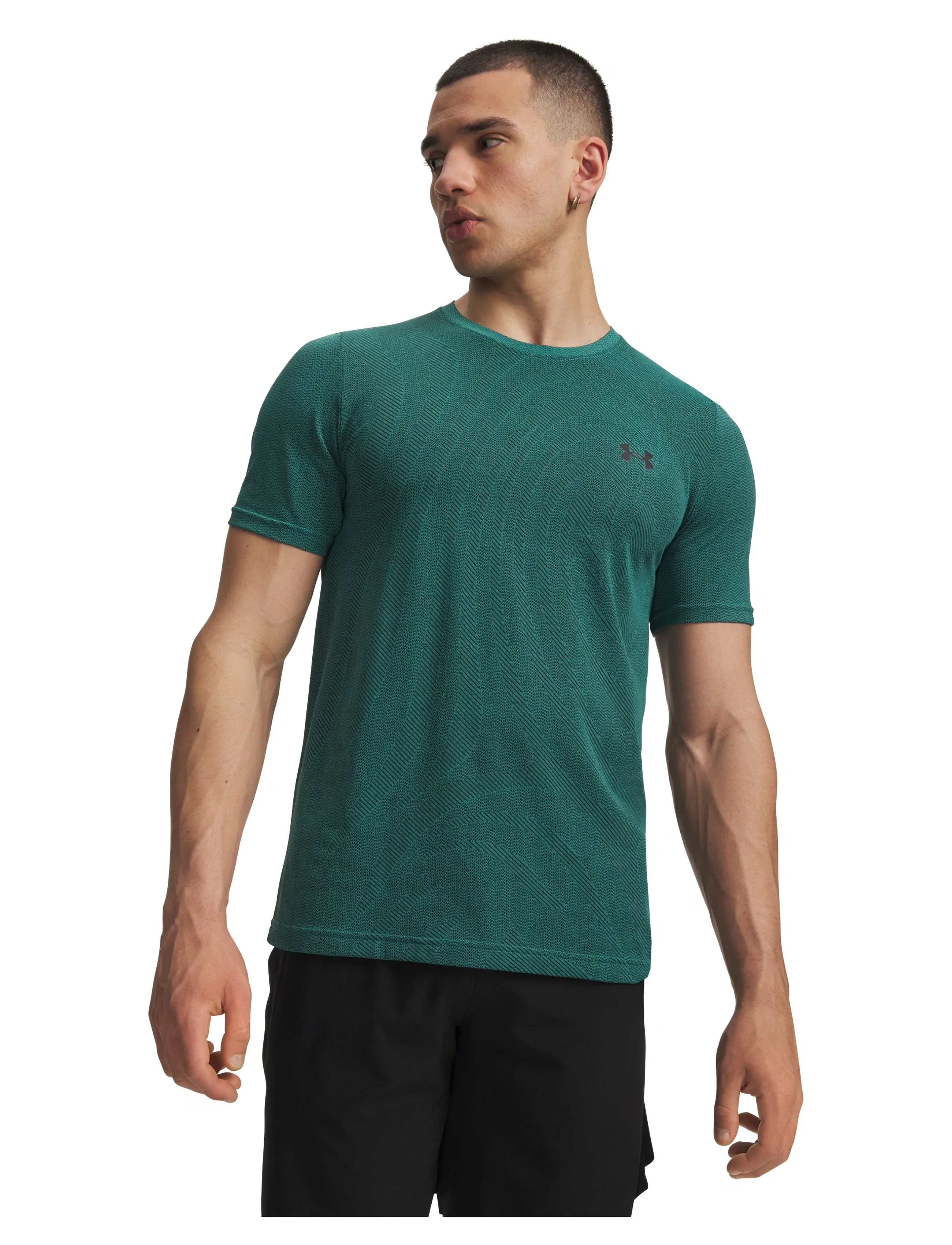 Under Armour - Vanish Seamless Novelty SS - t-shirts - geode green - 0