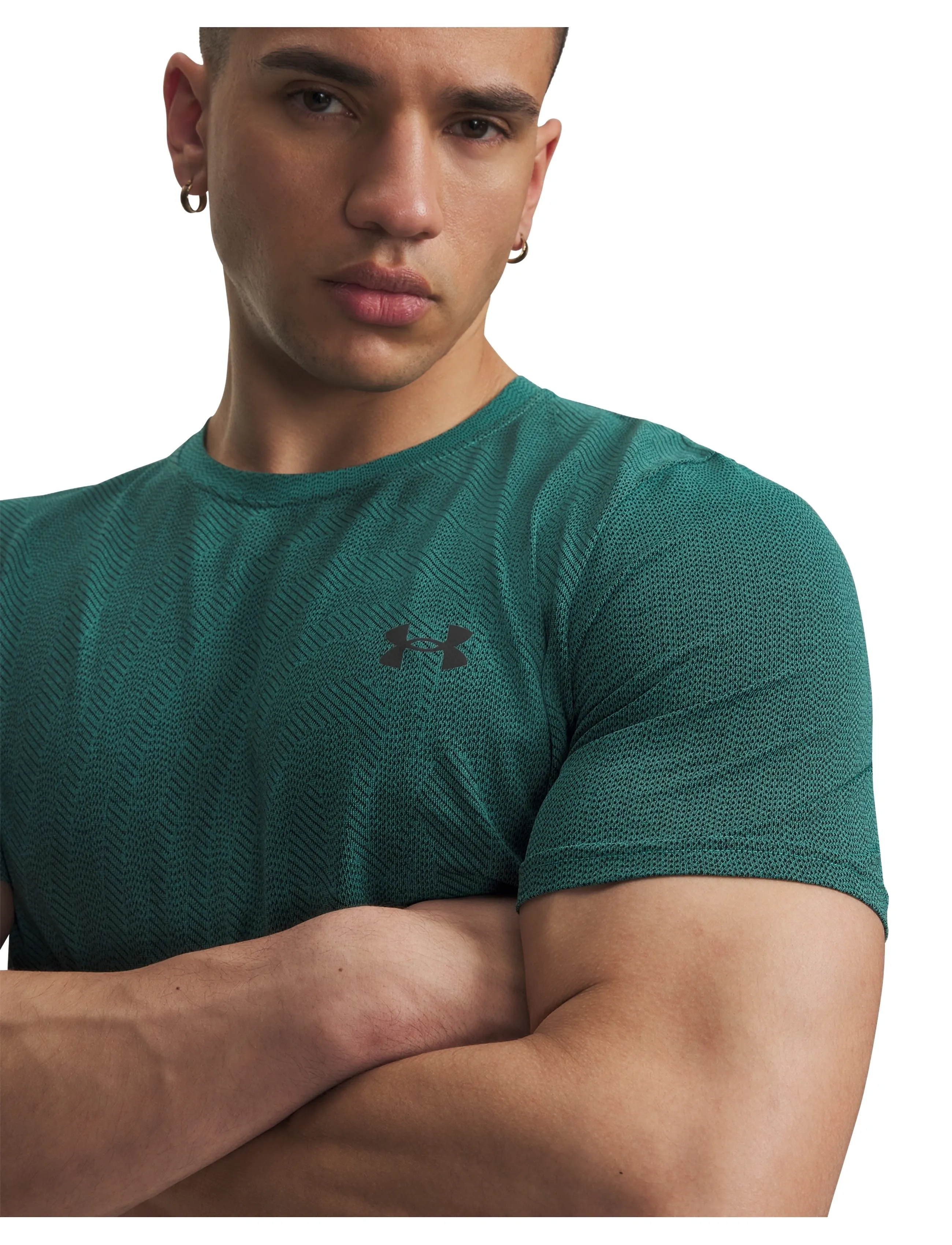 Under Armour - Vanish Seamless Novelty SS - t-shirts - geode green - 4