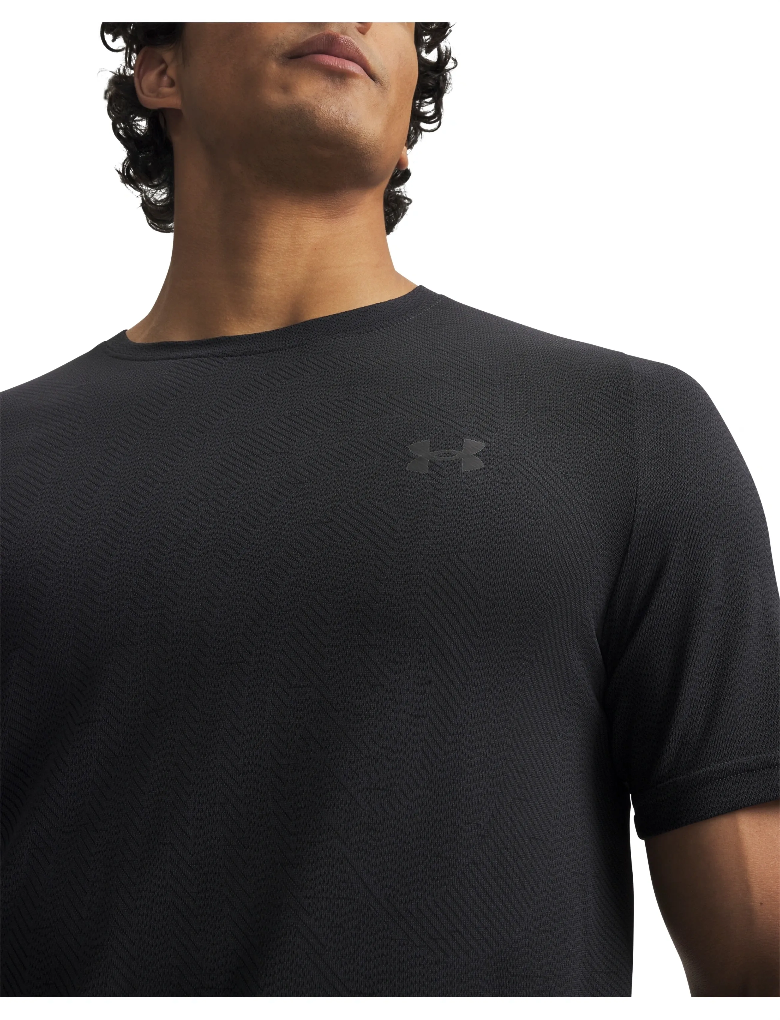 Under Armour - Vanish Seamless Novelty SS - t-shirts - ultimate black - 4