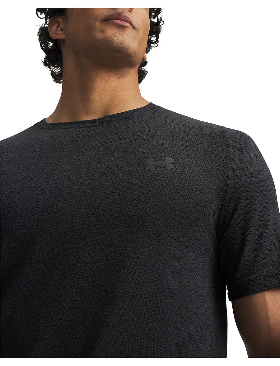 Under Armour - Vanish Seamless Novelty SS - t-shirts - ultimate black - 4