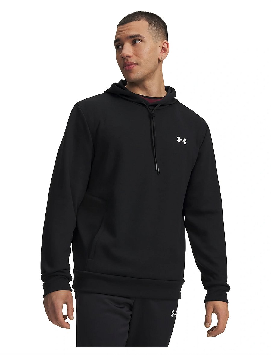 Under Armour - Flex Fleece Hoodie - huvtröjor - black - 0