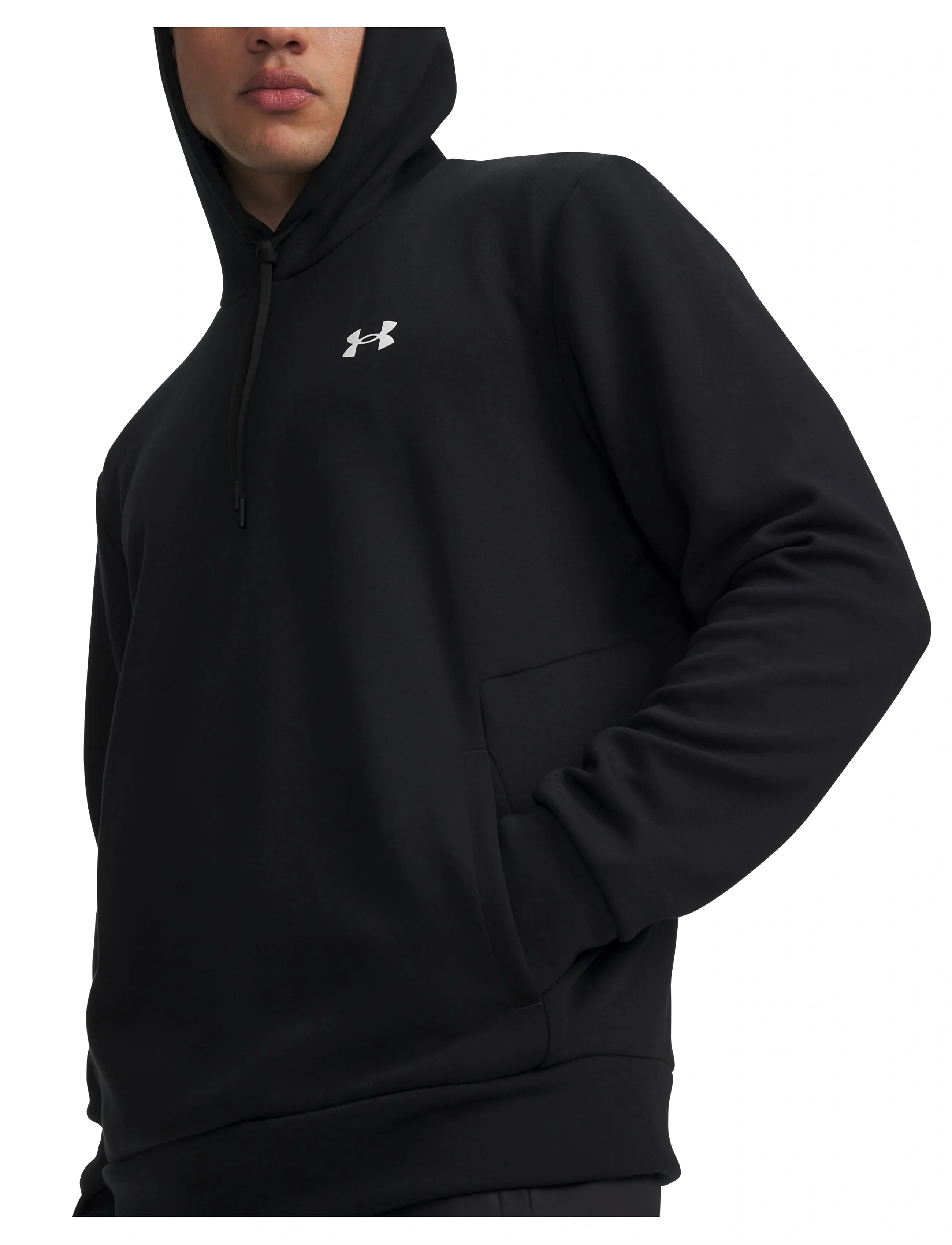Under Armour - Flex Fleece Hoodie - huvtröjor - black - 4