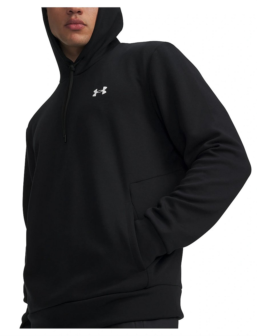 Under Armour - Flex Fleece Hoodie - huvtröjor - black - 4