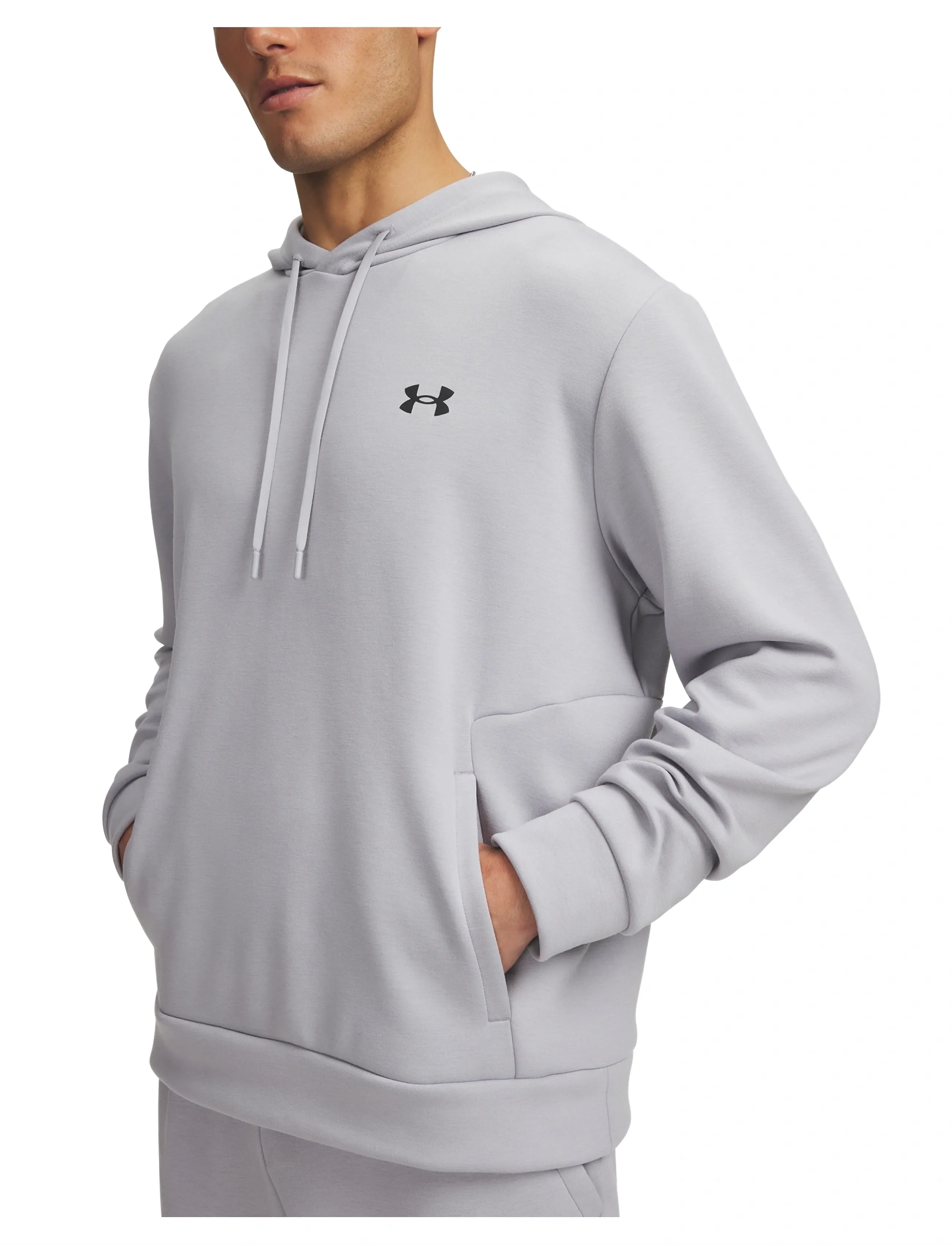 Under Armour - Flex Fleece Hoodie - hættetrøjer - mod gray - 4