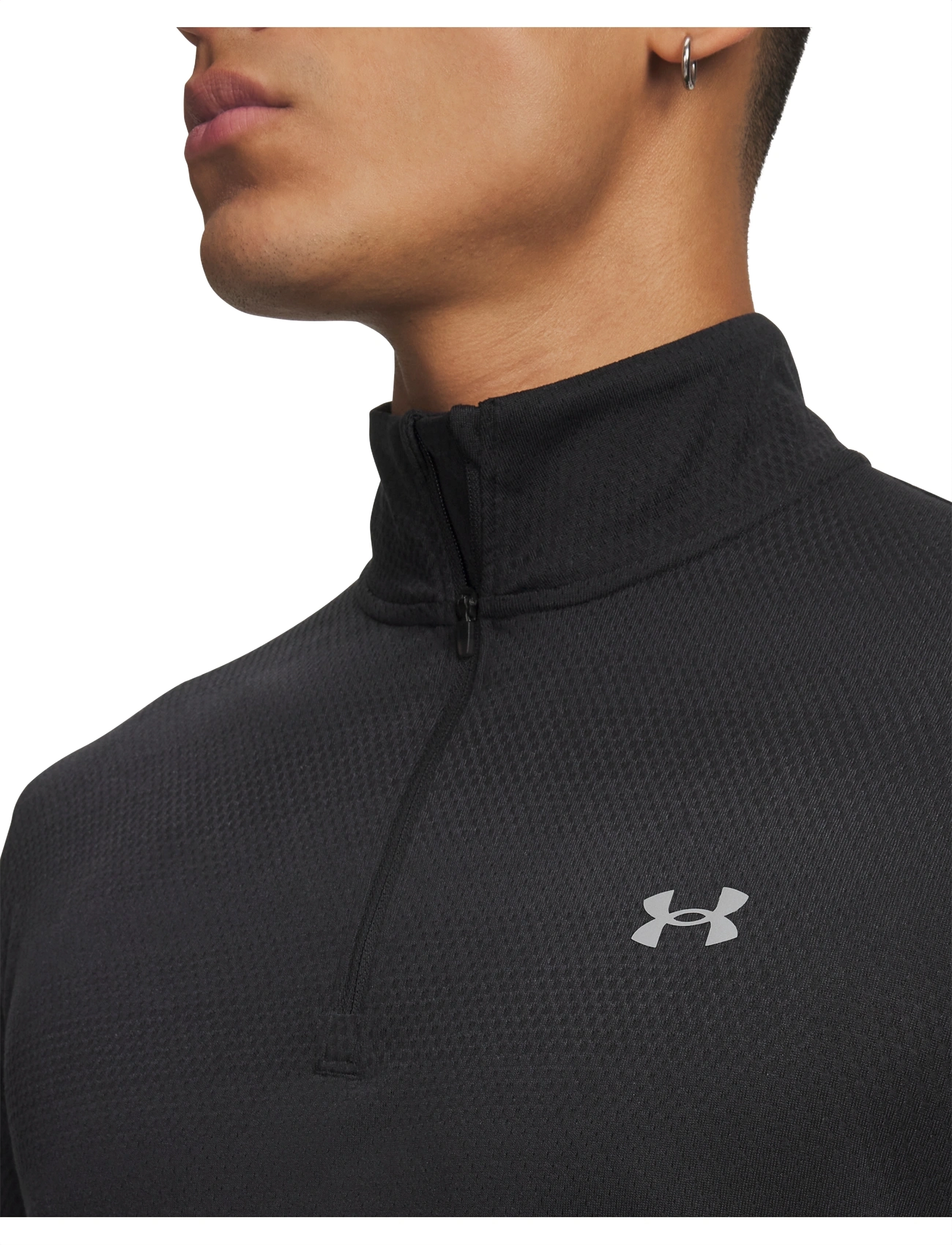 Under Armour - UA Velociti 1/4 Zip - fleece & mellanlager - black - 4