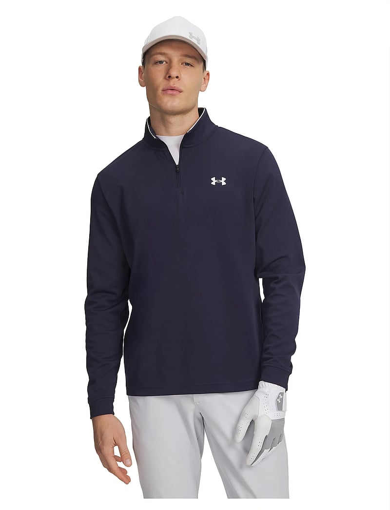 Under Armour - UA MatchPlay 1/4 Zip - fleece & mellanlager - midnight navy - 0