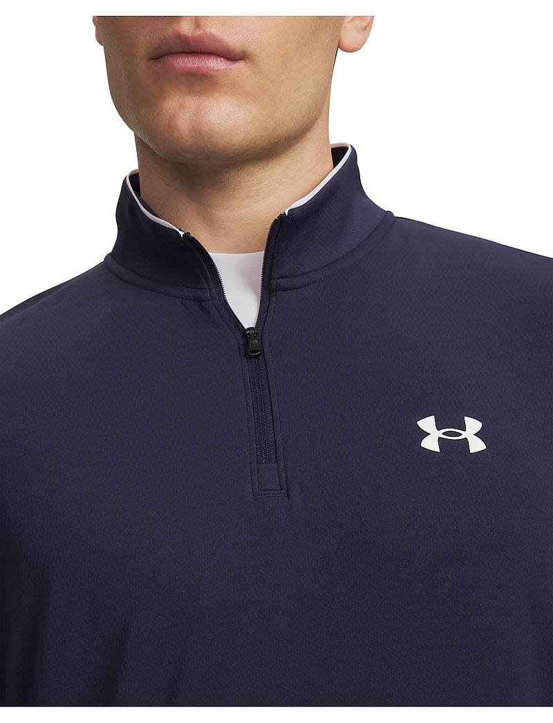 Under Armour - UA MatchPlay 1/4 Zip - fleece & mellanlager - midnight navy - 4