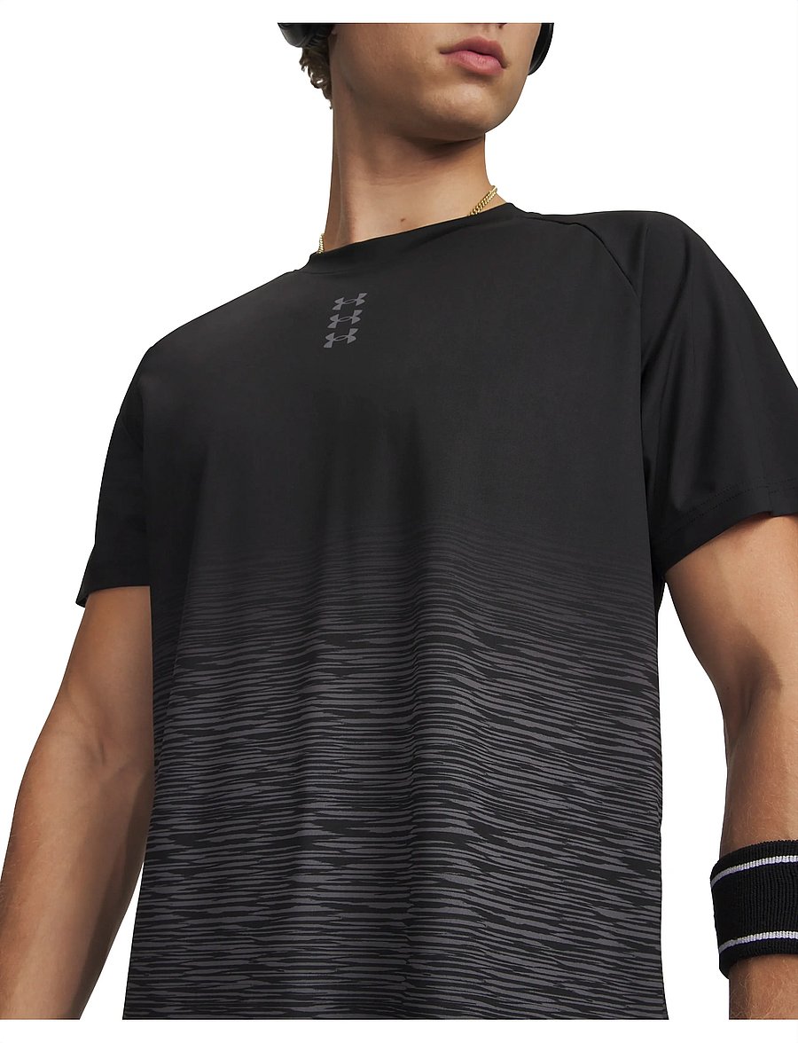 Under Armour - UA Hoops SS Shooting Shirt - t-shirts - black - 4