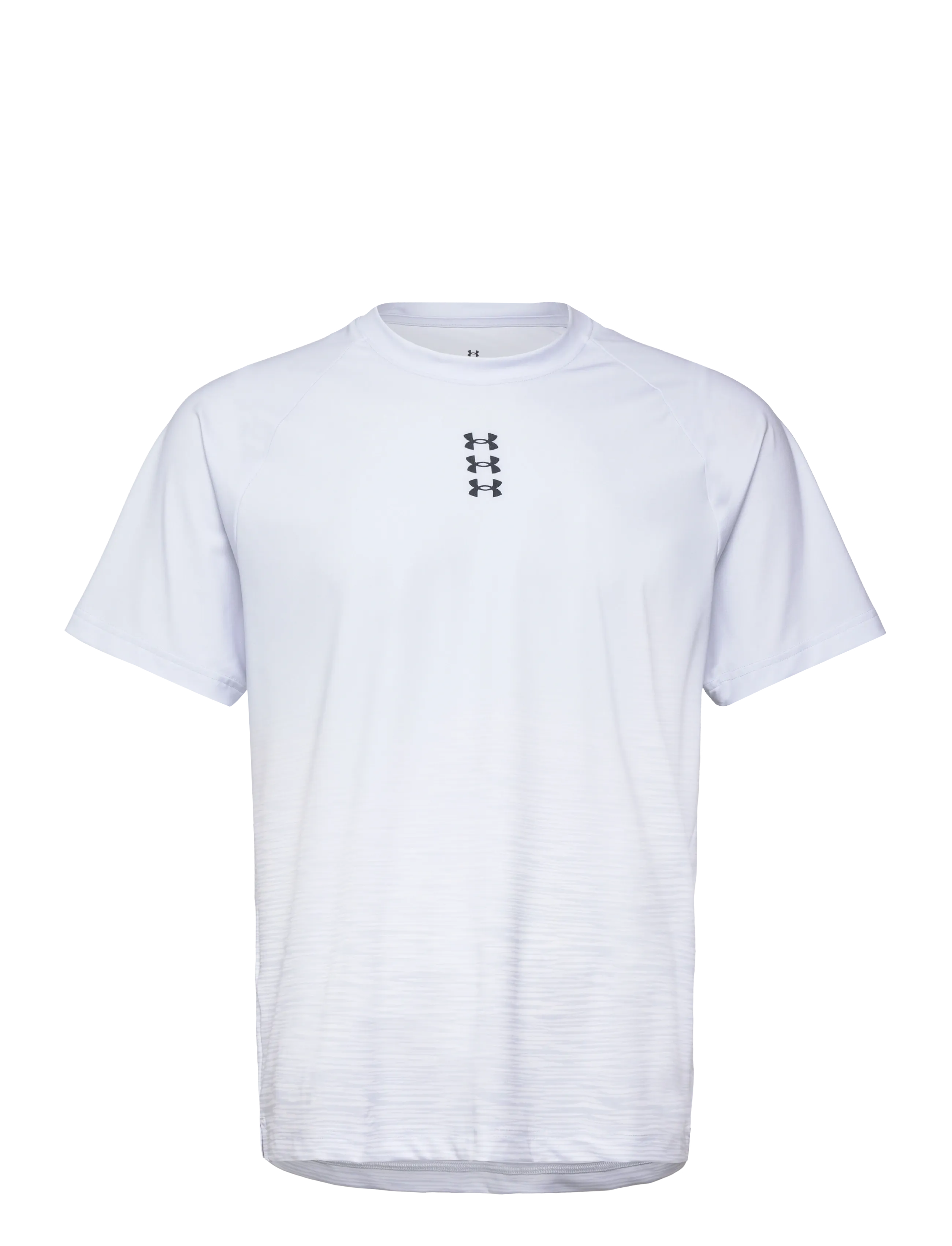 Under Armour UA Hoops SS Shooting Shirt - Clothing - HALO GRAY / white