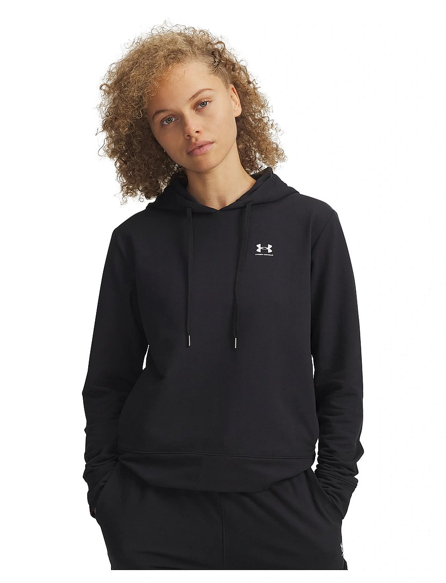 Under Armour - Sport Terry Hoodie - kapuutsiga dressipluusid - black - 0