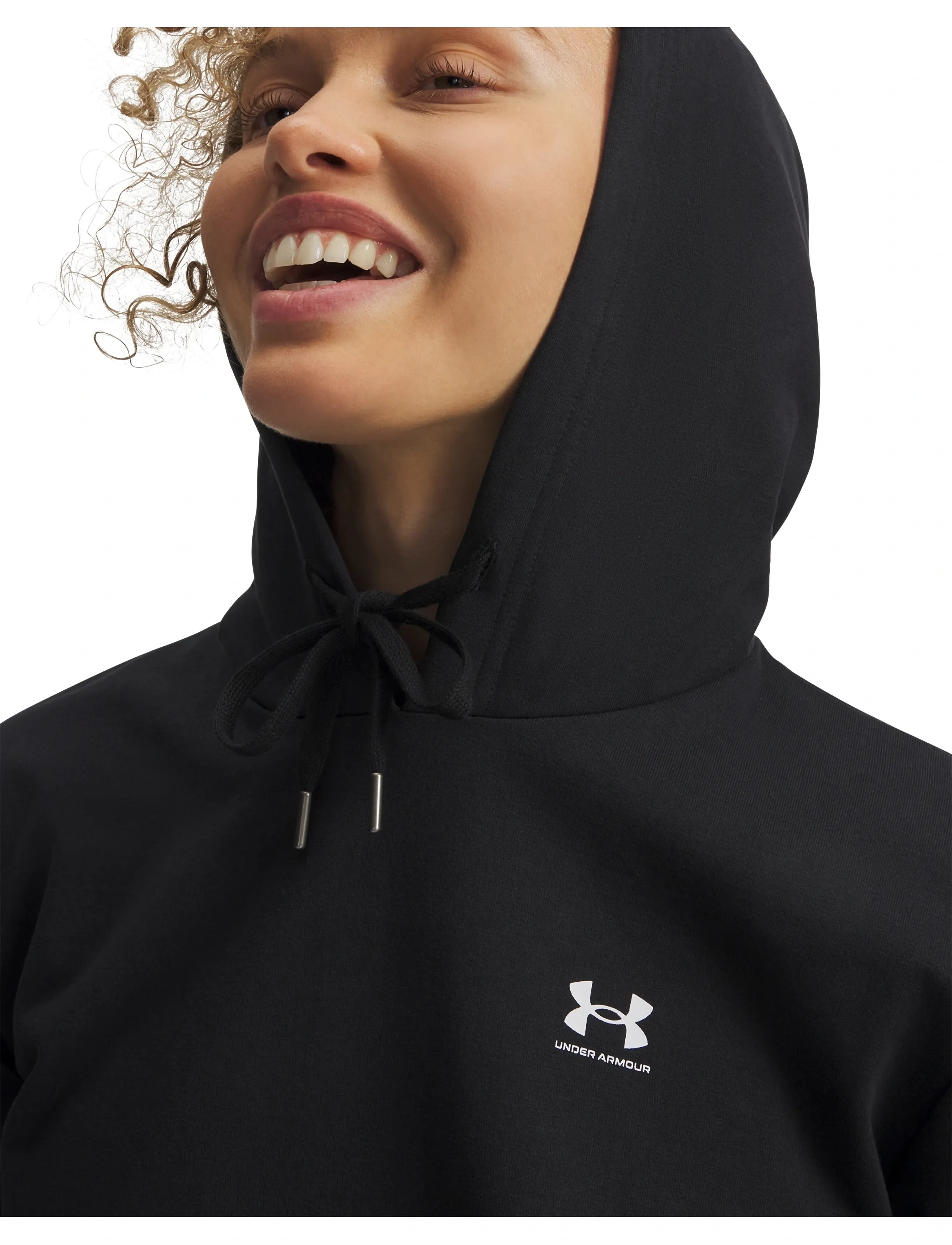 Under Armour - Sport Terry Hoodie - kapuutsiga dressipluusid - black - 4