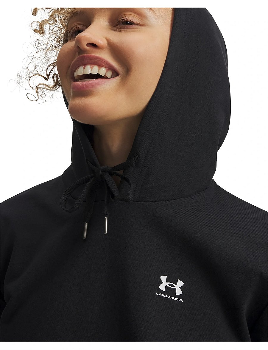 Under Armour - Sport Terry Hoodie - kapuutsiga dressipluusid - black - 4