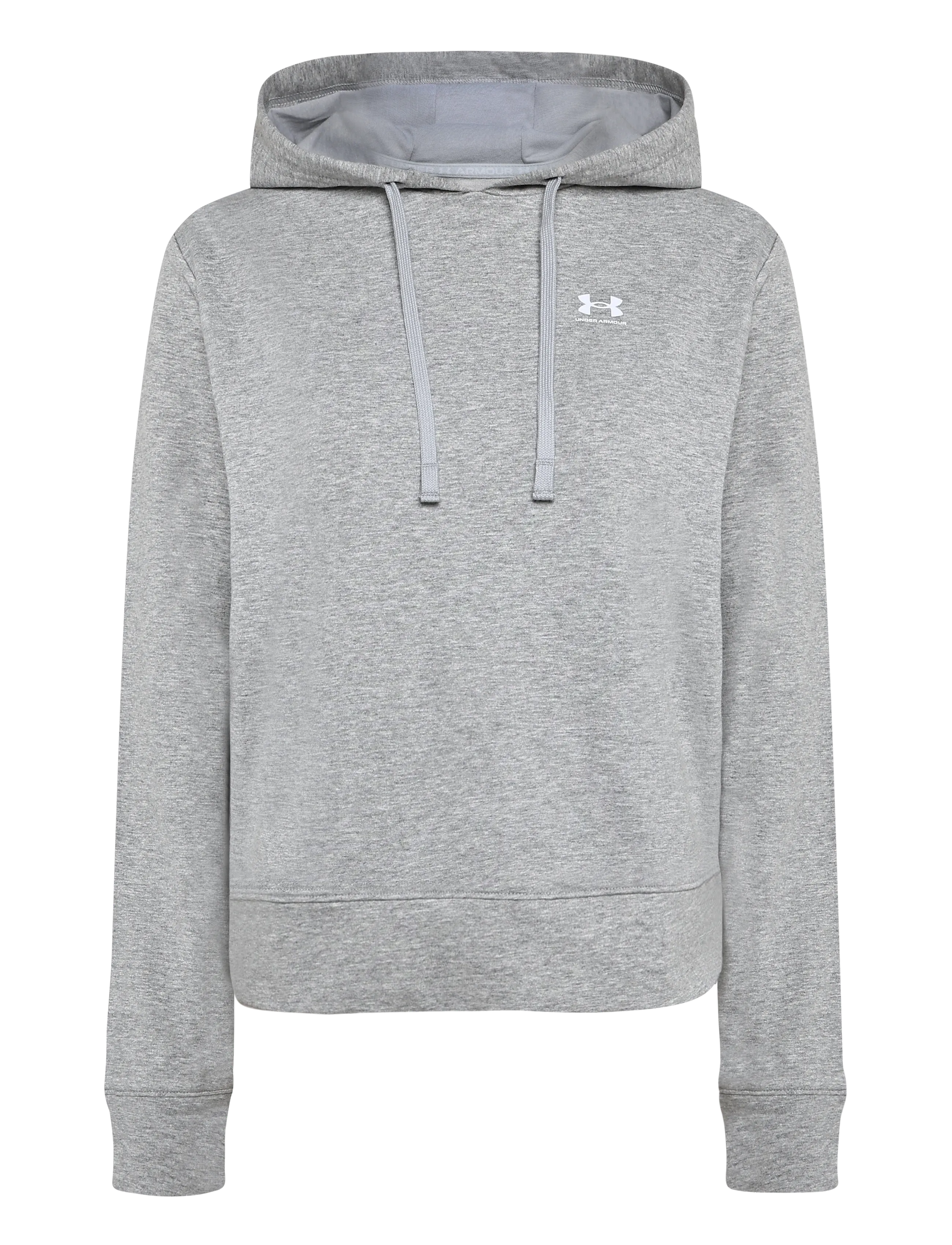 Under Armour Sport Terry Hoodie - Överdelar - BLACK MEDIUM HEATHER / grey