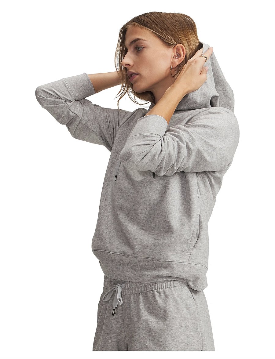 Under Armour - Sport Terry Hoodie - kapuutsiga dressipluusid - black medium heather - 0