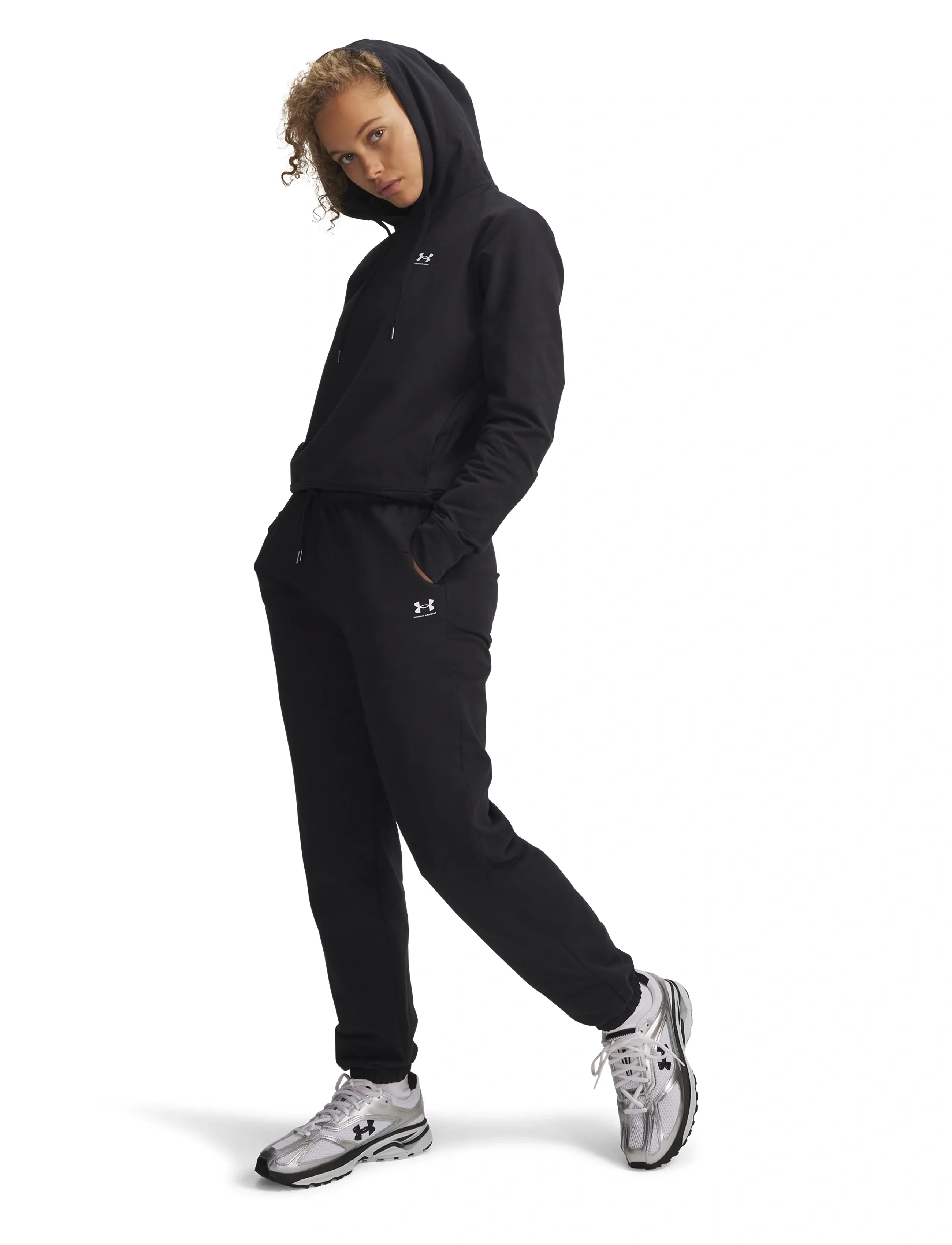 Under Armour - Sport Terry Jogger - trennipüksid - black - 4
