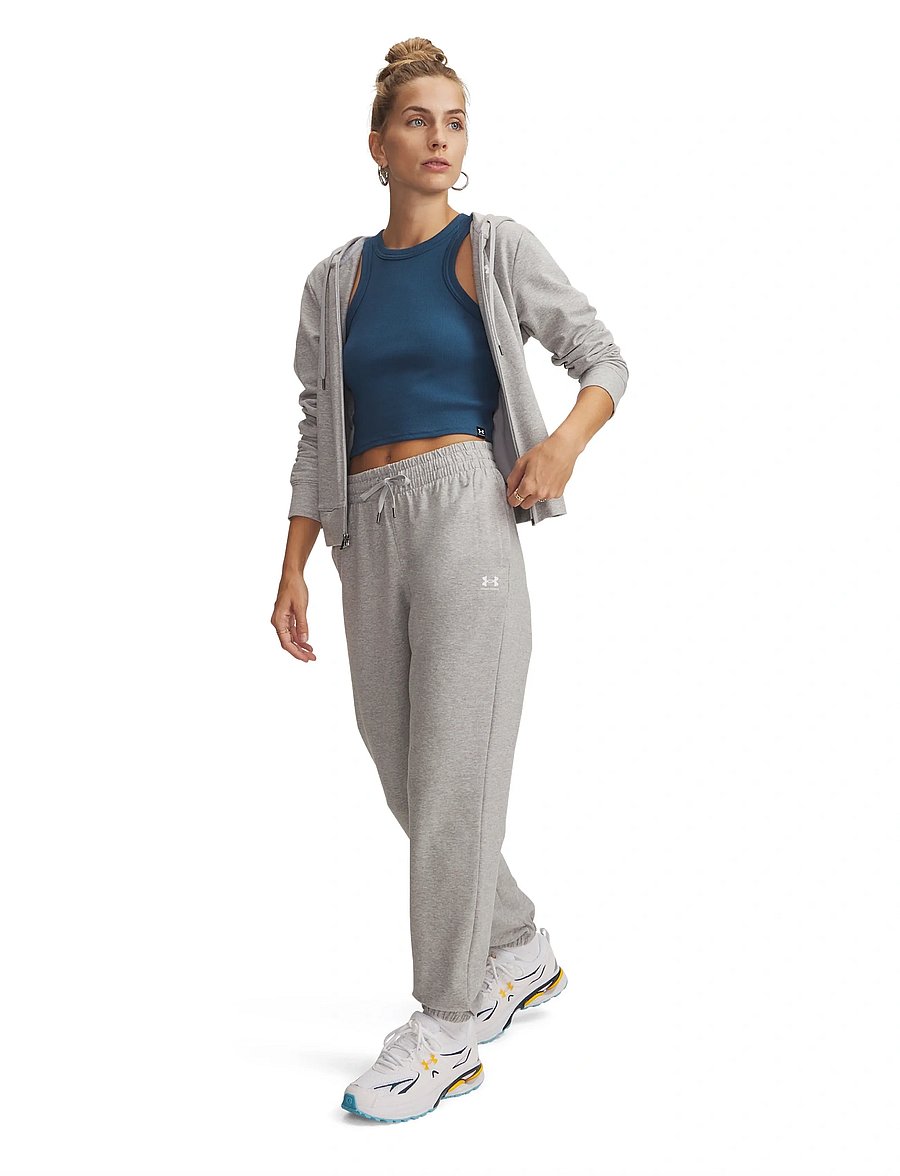 Under Armour - Sport Terry Jogger - träningsbyxor - black medium heather - 4