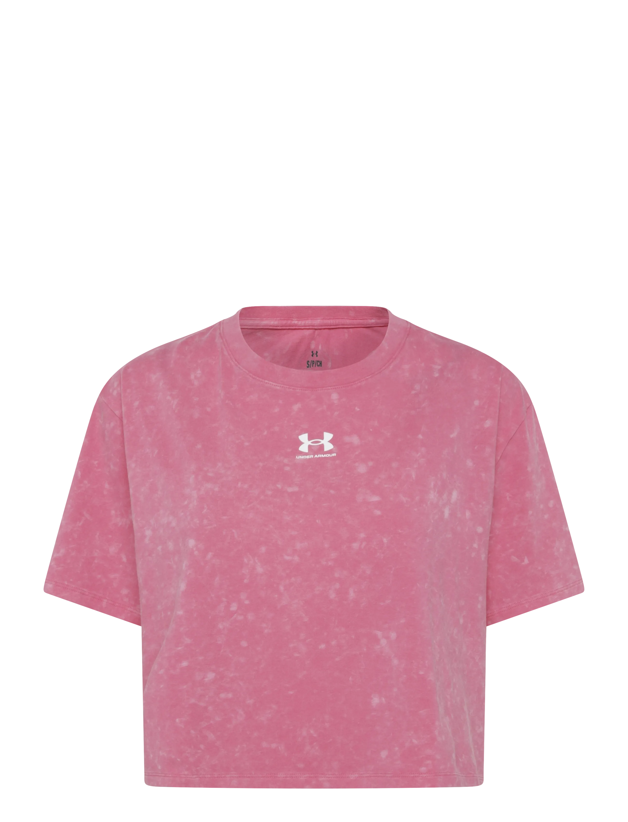 Under Armour UA Rival Boxy Tee Wash - View all - SUPER PINK / pink/rose