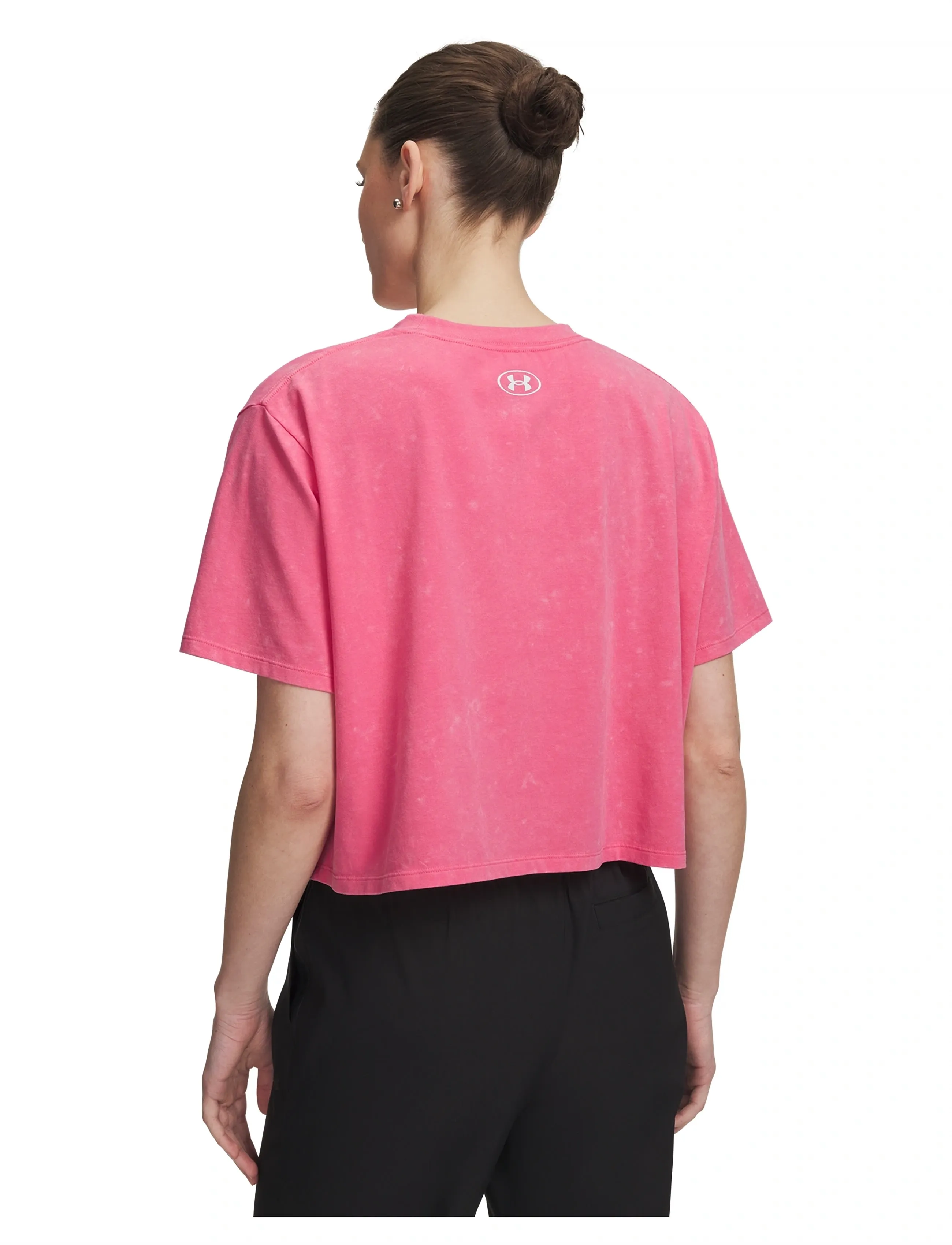 Under Armour - UA Rival Boxy Tee Wash - super pink - 3