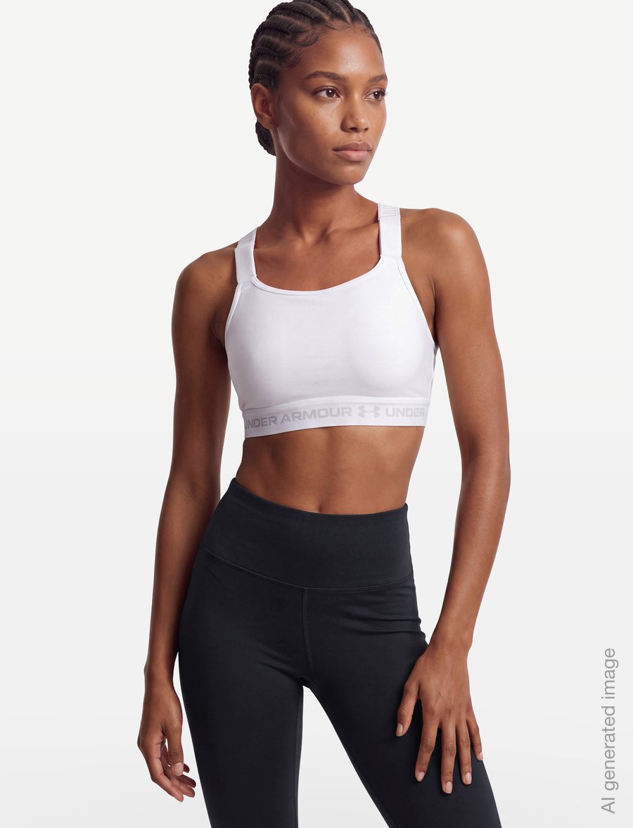 Under Armour - HeatGear High - sport-bhs - white - 3
