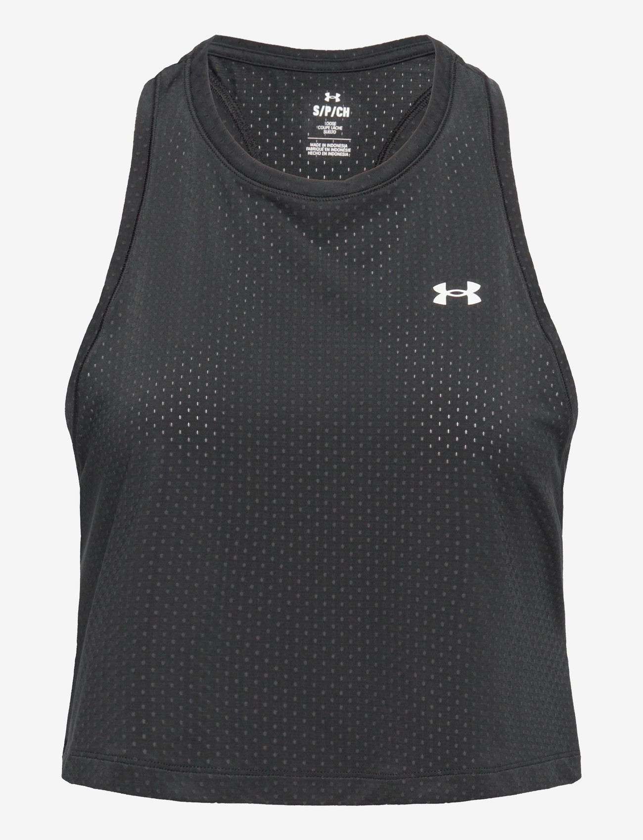 Under Armour - Tech Sport Mesh Crop Tank - crop tops - black - 1