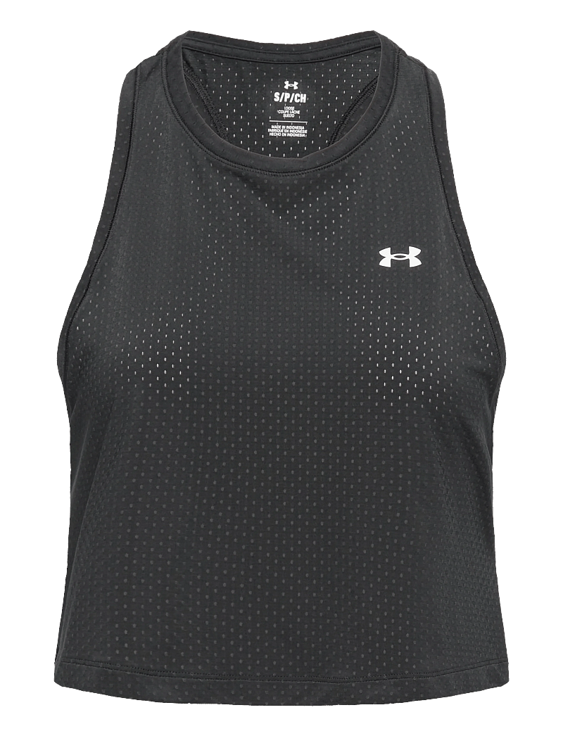 Under Armour - Tech Sport Mesh Crop Tank - crop tops - black - 1