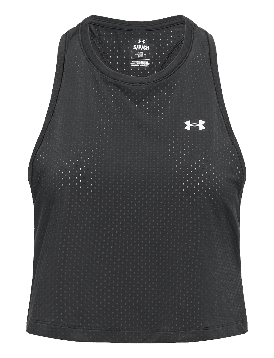 Under Armour - Tech Sport Mesh Crop Tank - crop tops - black - 1
