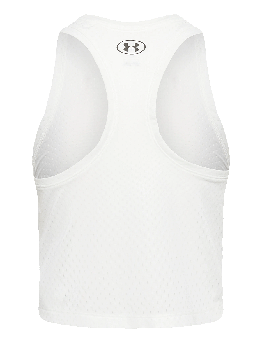Under Armour - Tech Sport Mesh Crop Tank - crop tops - white - 1