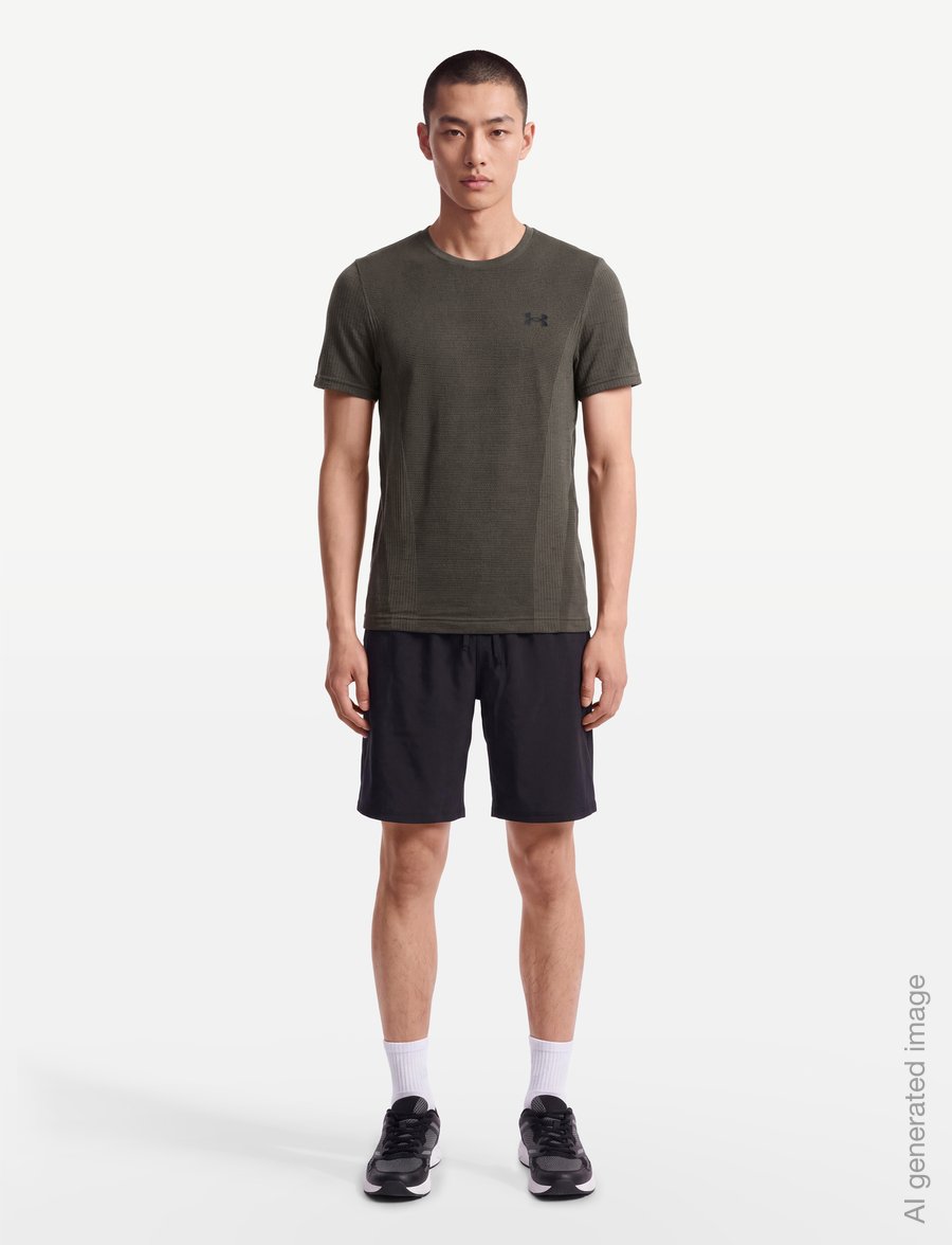 Under Armour - Vanish Seamless SS - t-shirts - marine od green - 0