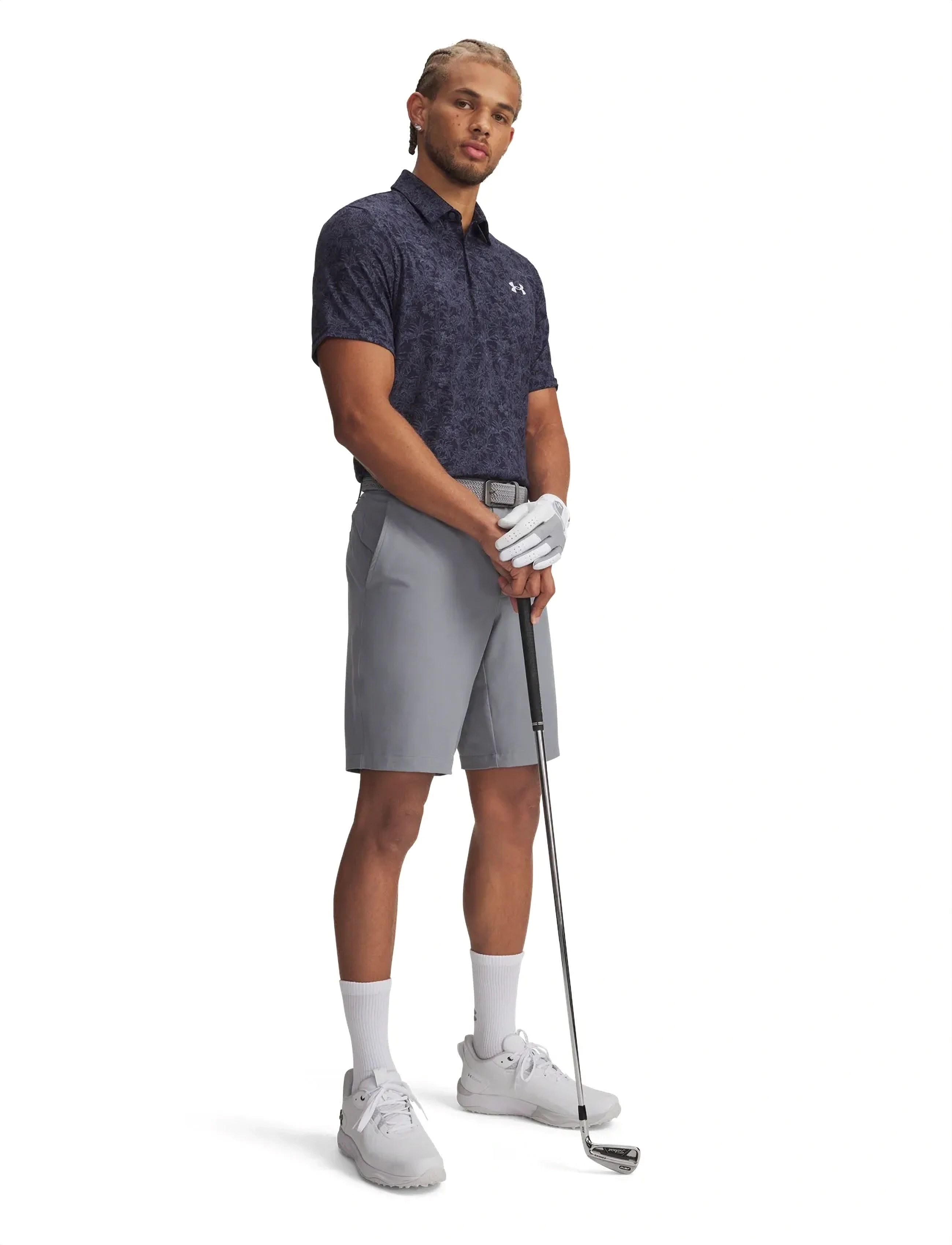 Under Armour - UA Drive Tapered Short - golfshorts - steel - 4