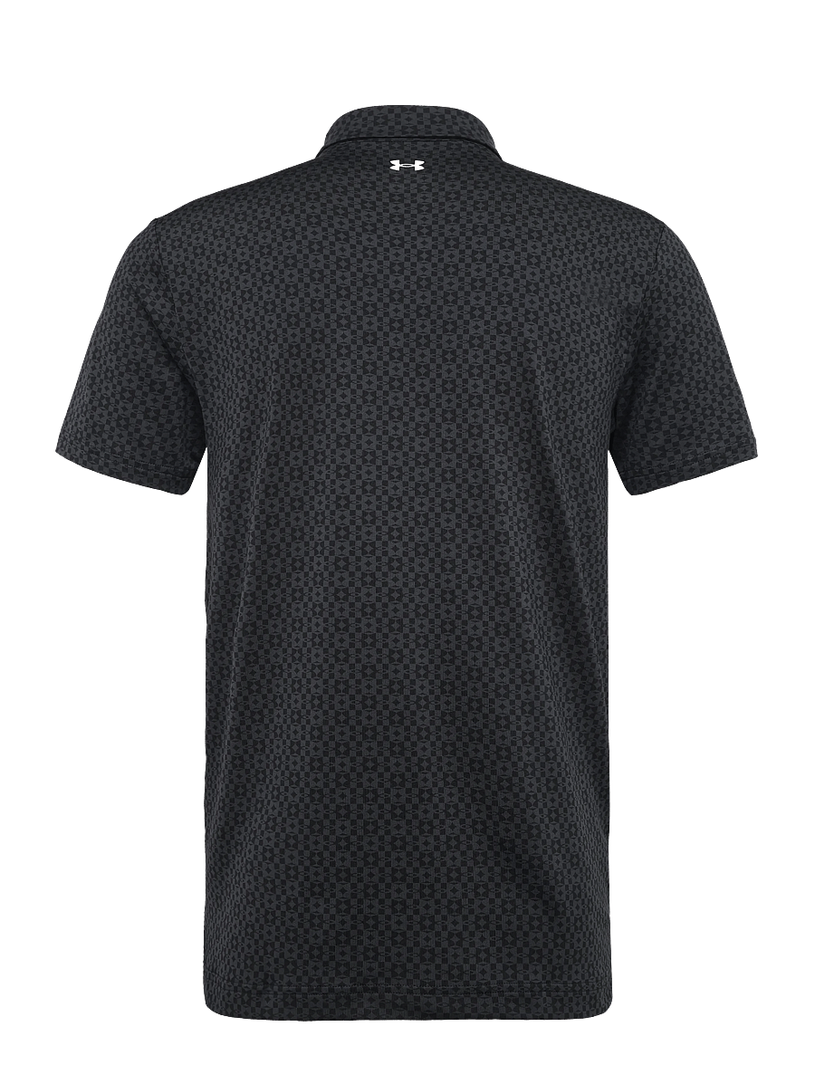 Under Armour - UA T2G Printed Polo - alussärgid ja t-särgid - black - 2