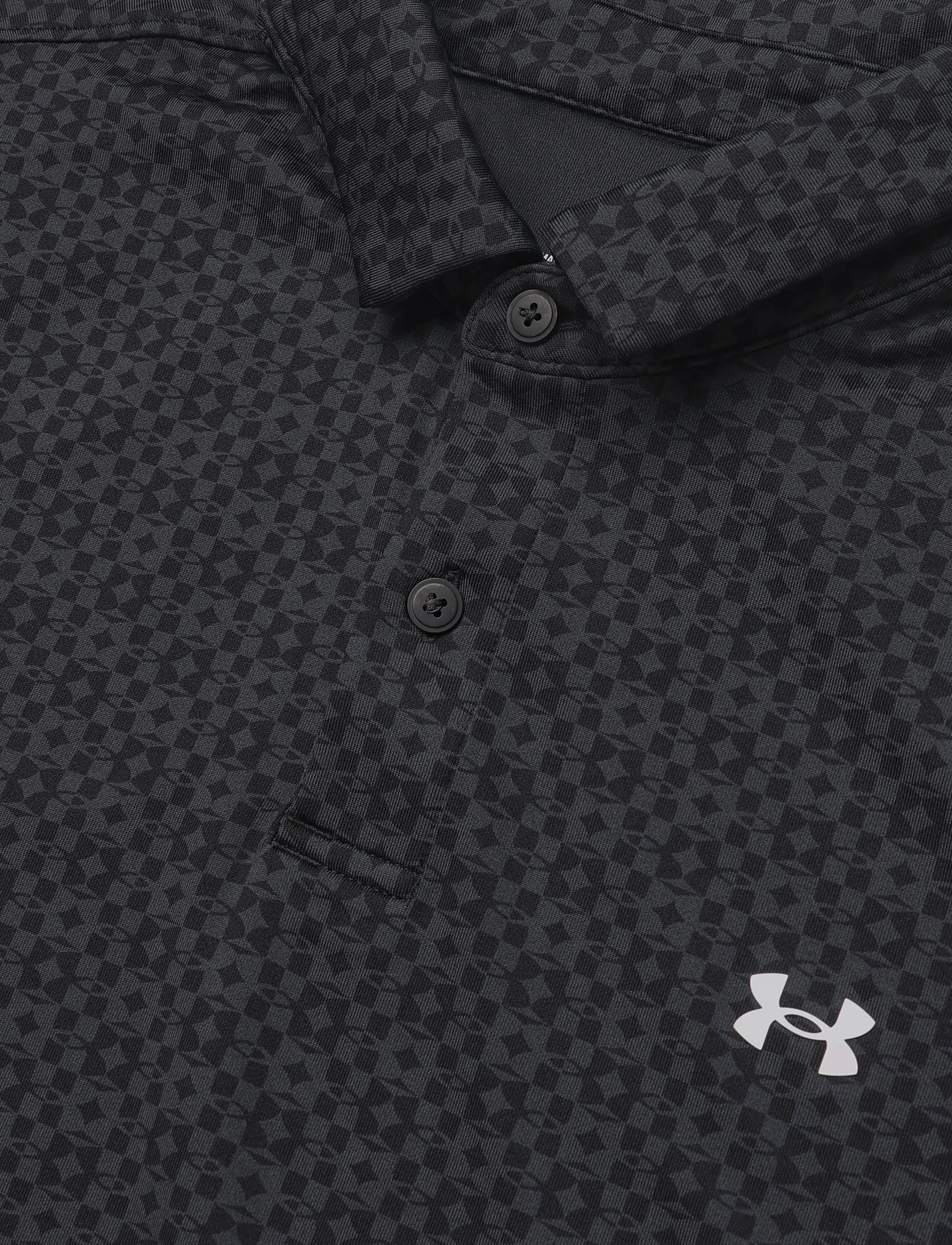 Under Armour - UA T2G Printed Polo - alussärgid ja t-särgid - black - 5