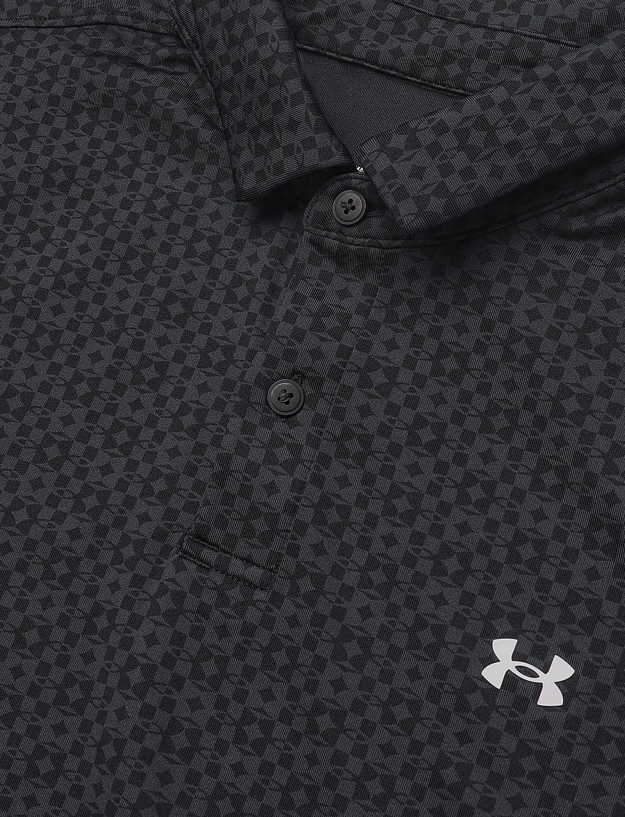 Under Armour - UA T2G Printed Polo - alussärgid ja t-särgid - black - 5