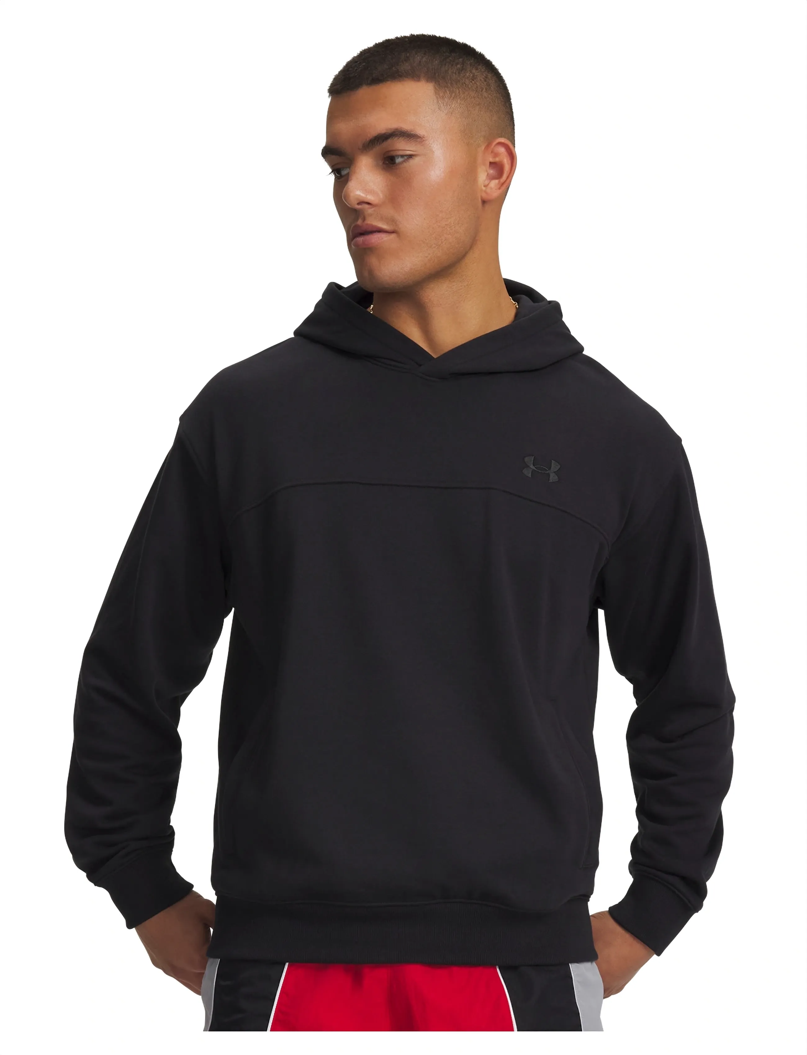 Under Armour UA Rival LW Hoodie - Kapuzenpullover - BLACK / black