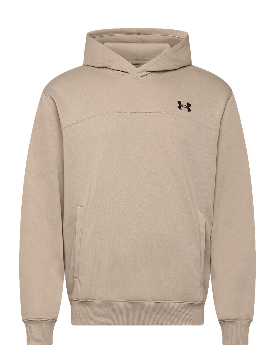 Under Armour - UA Rival LW Hoodie - sweatshirts - city khaki - 1