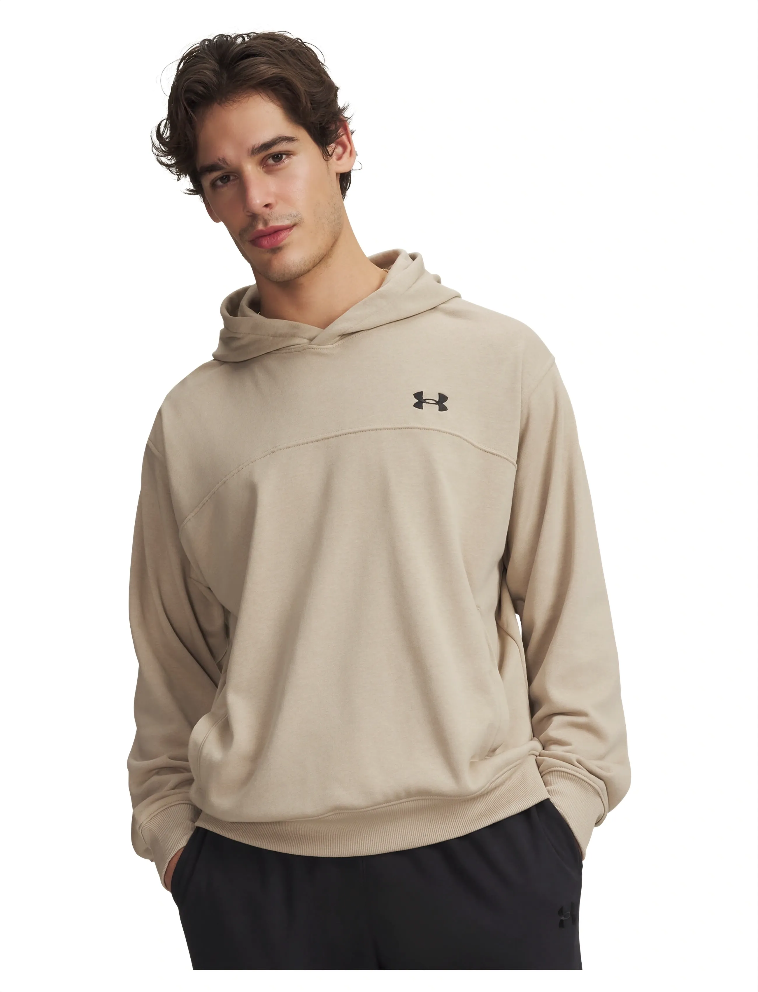 Under Armour UA Rival LW Hoodie - Sweatshirts - CITY KHAKI / beige