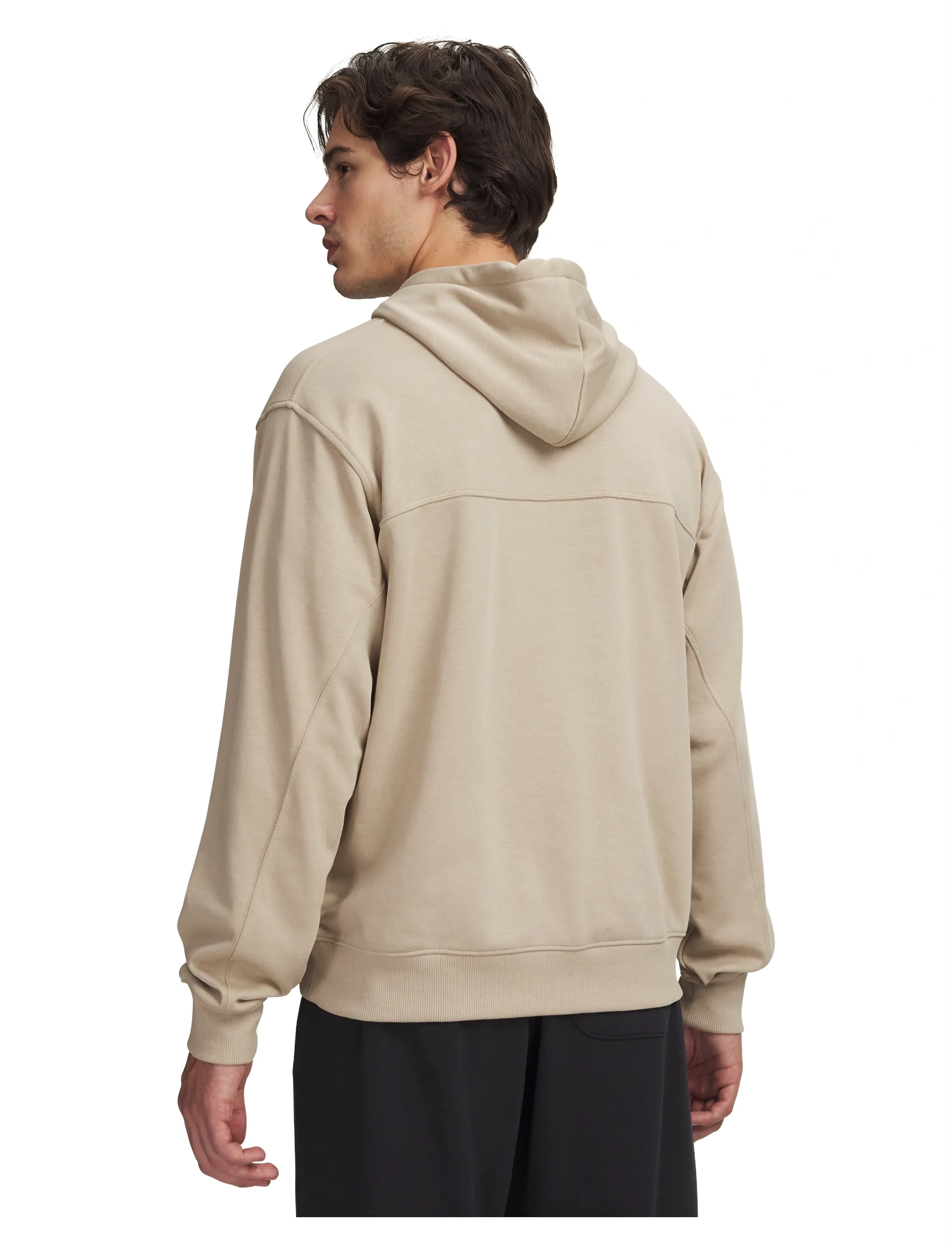 Under Armour - UA Rival LW Hoodie - tops - city khaki - 3