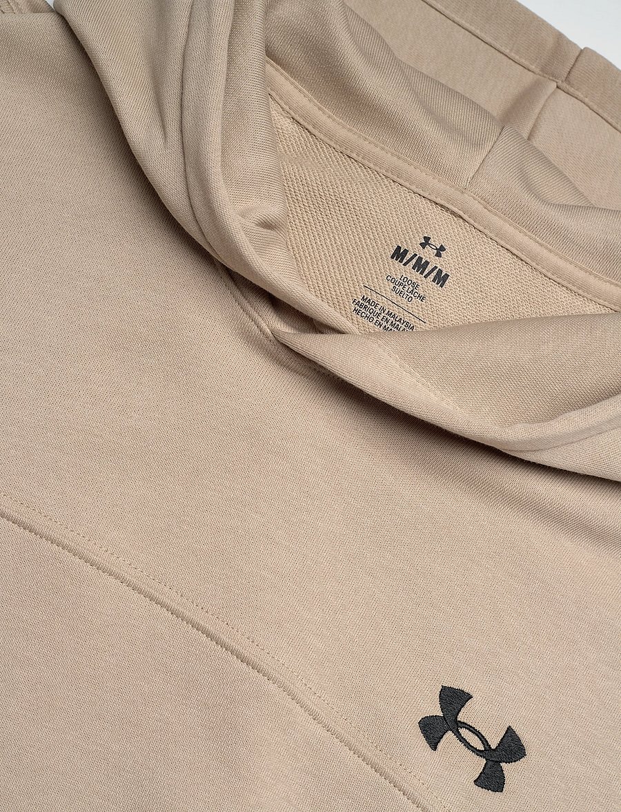 Under Armour - UA Rival LW Hoodie - sweatshirts - city khaki - 5